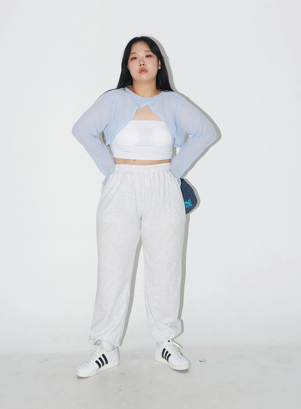 Plus Cotton Banded Sweat Pants IJ30 - Image 7