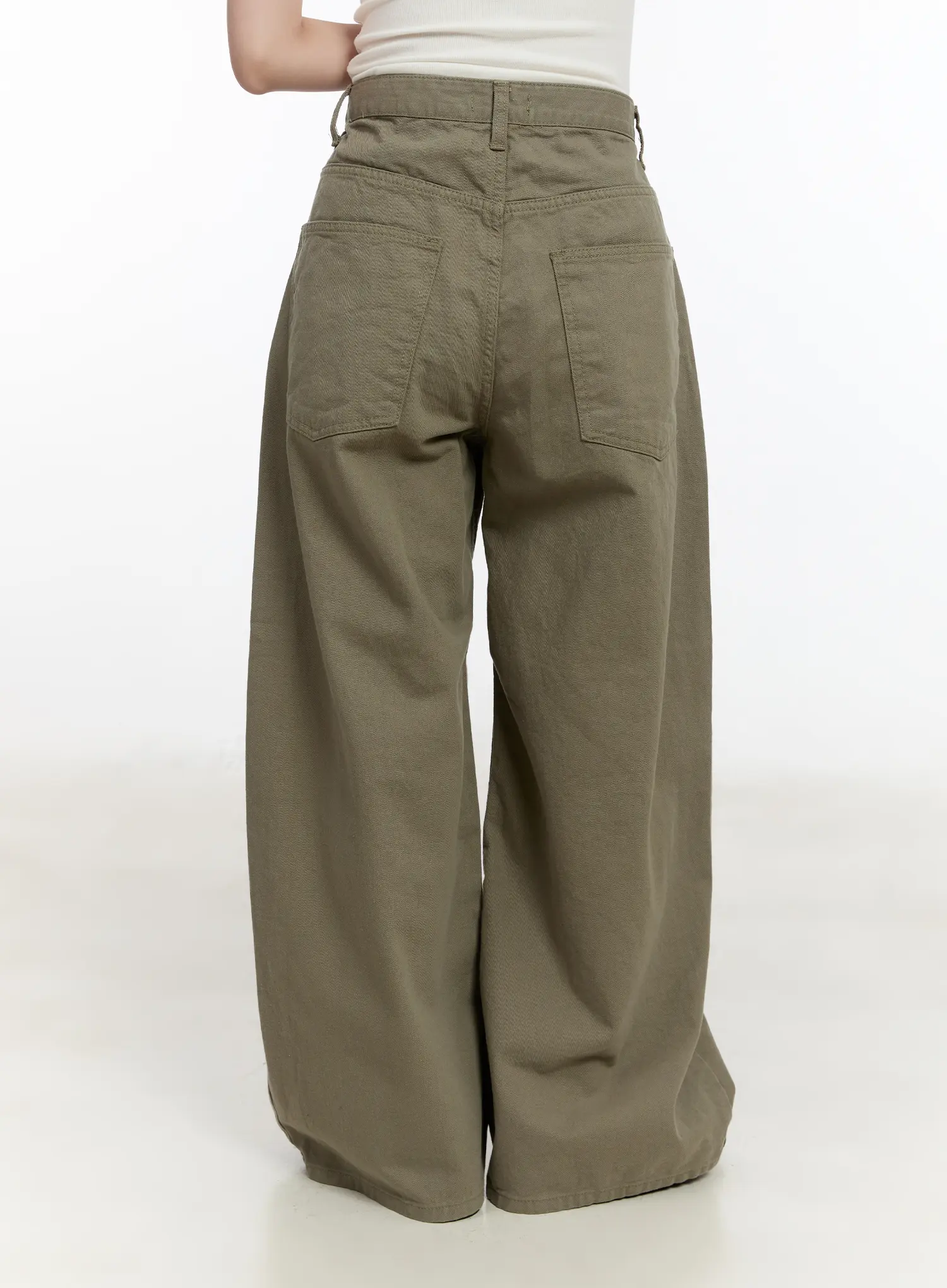 Pocket Detail Wide Leg Pants CM510 - Image 6