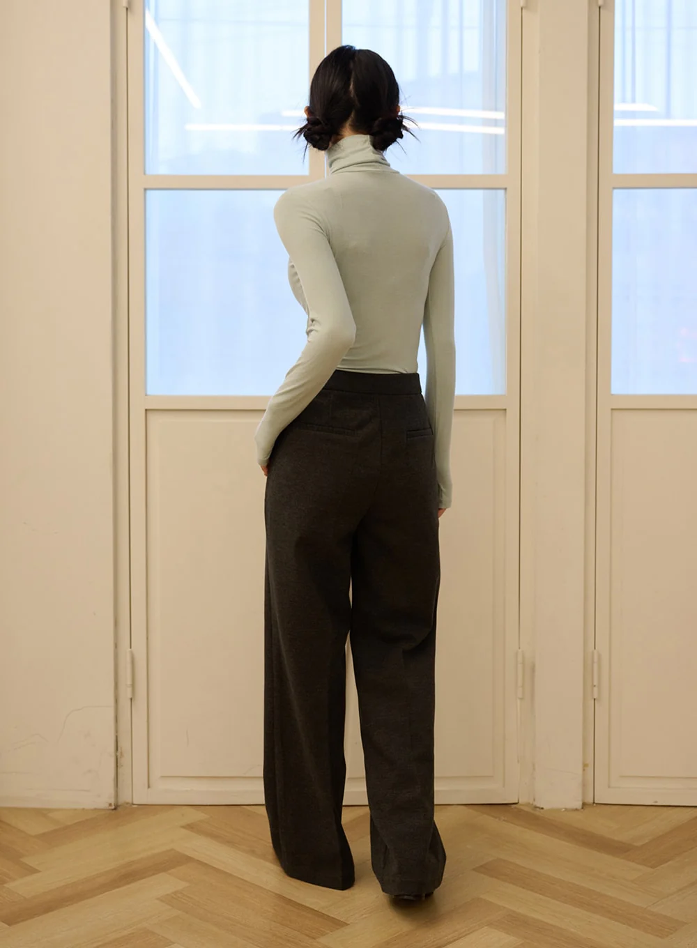Pocket Tailored Pants OD327 - Image 4