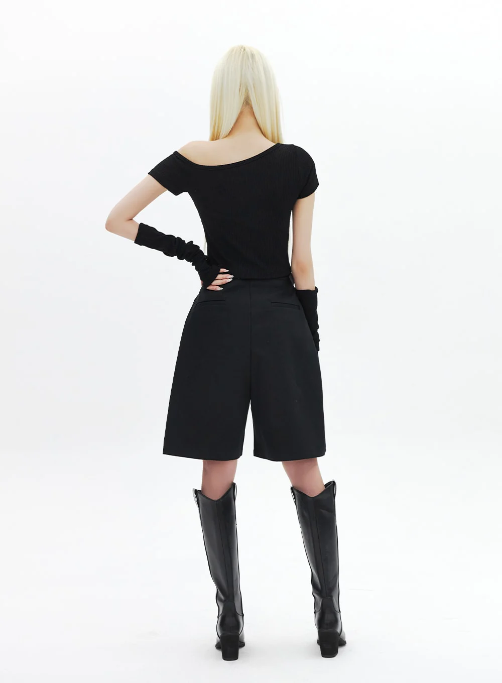 Pointed Toe Knee High Boots BA313 - Image 7
