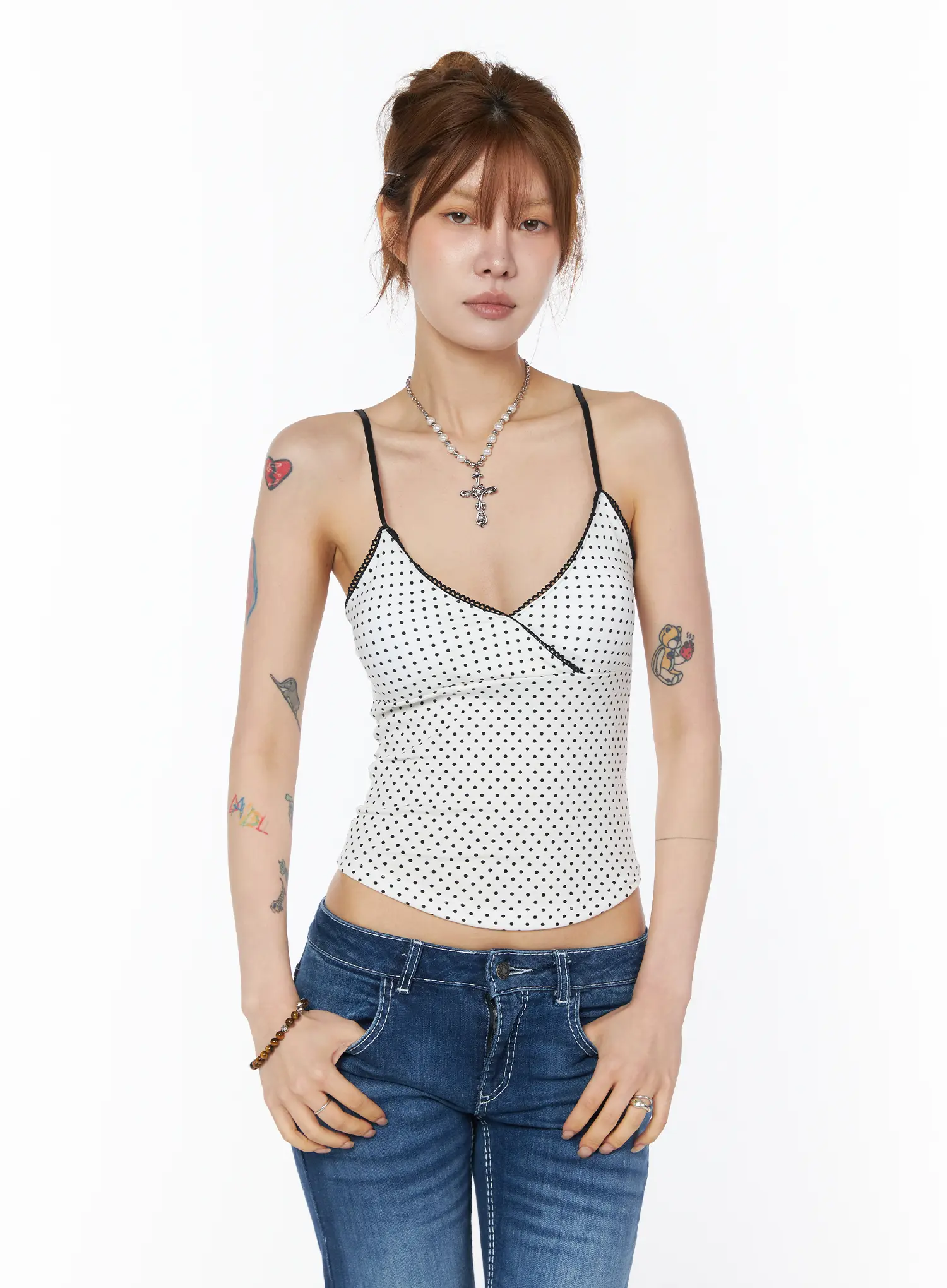 Polka Dot Camisole Top CY528 - Image 8