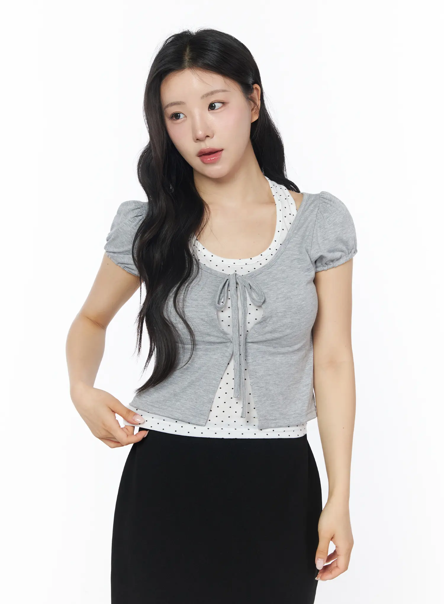 Polka Dot Halter Layered Set CD805 - Image 12