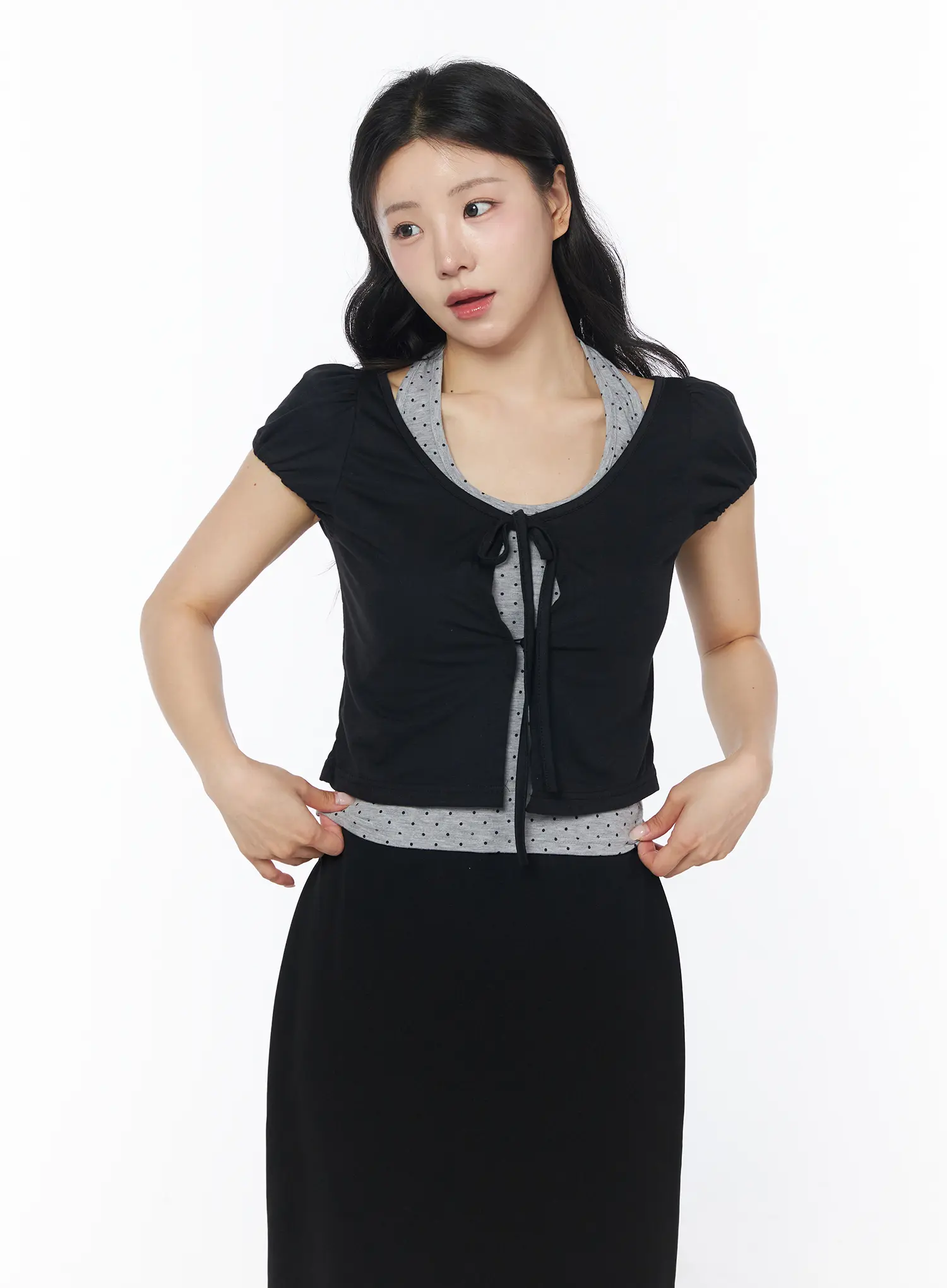 Polka Dot Halter Layered Set CD805 - Image 13