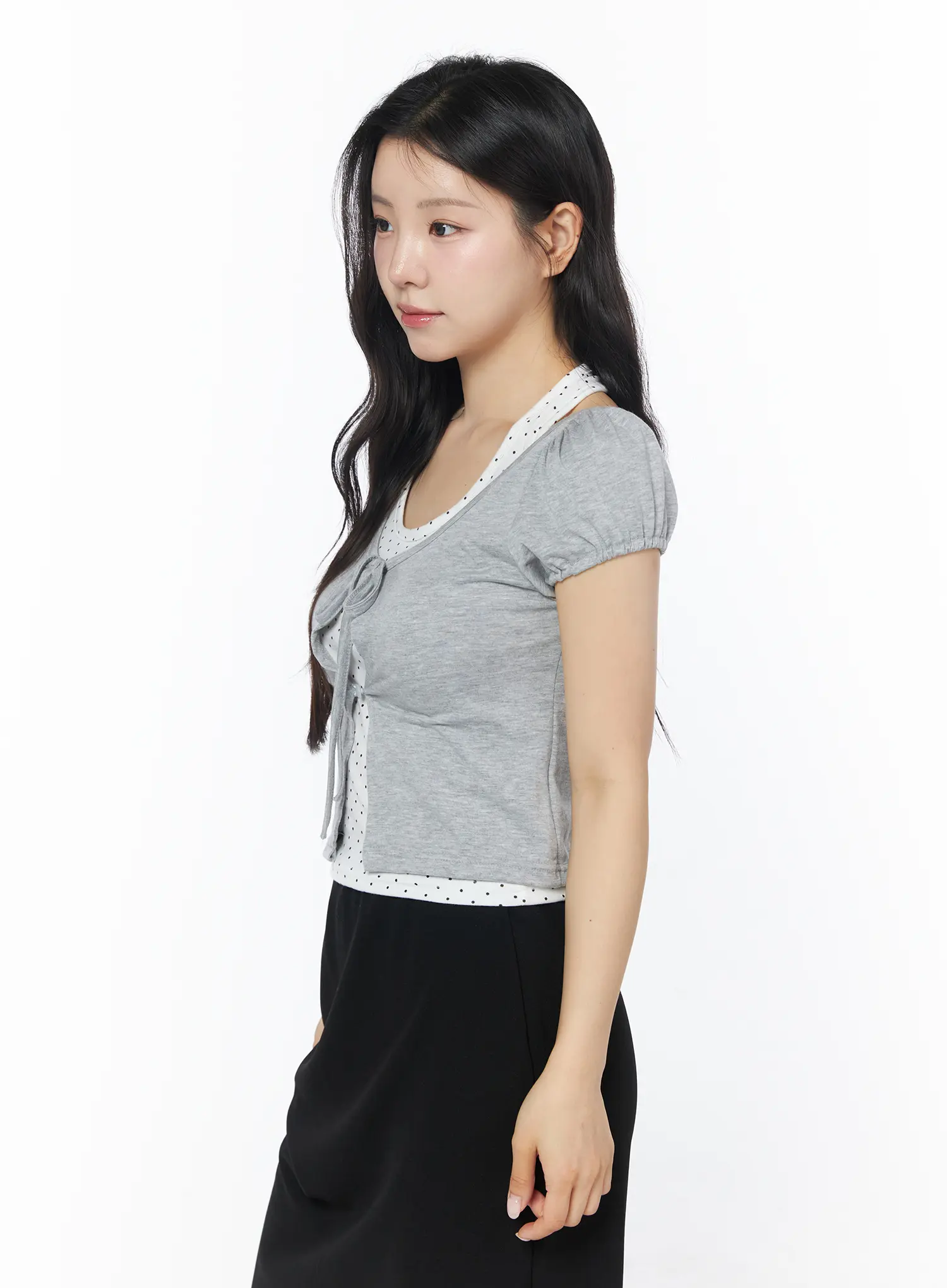 Polka Dot Halter Layered Set CD805 - Image 6