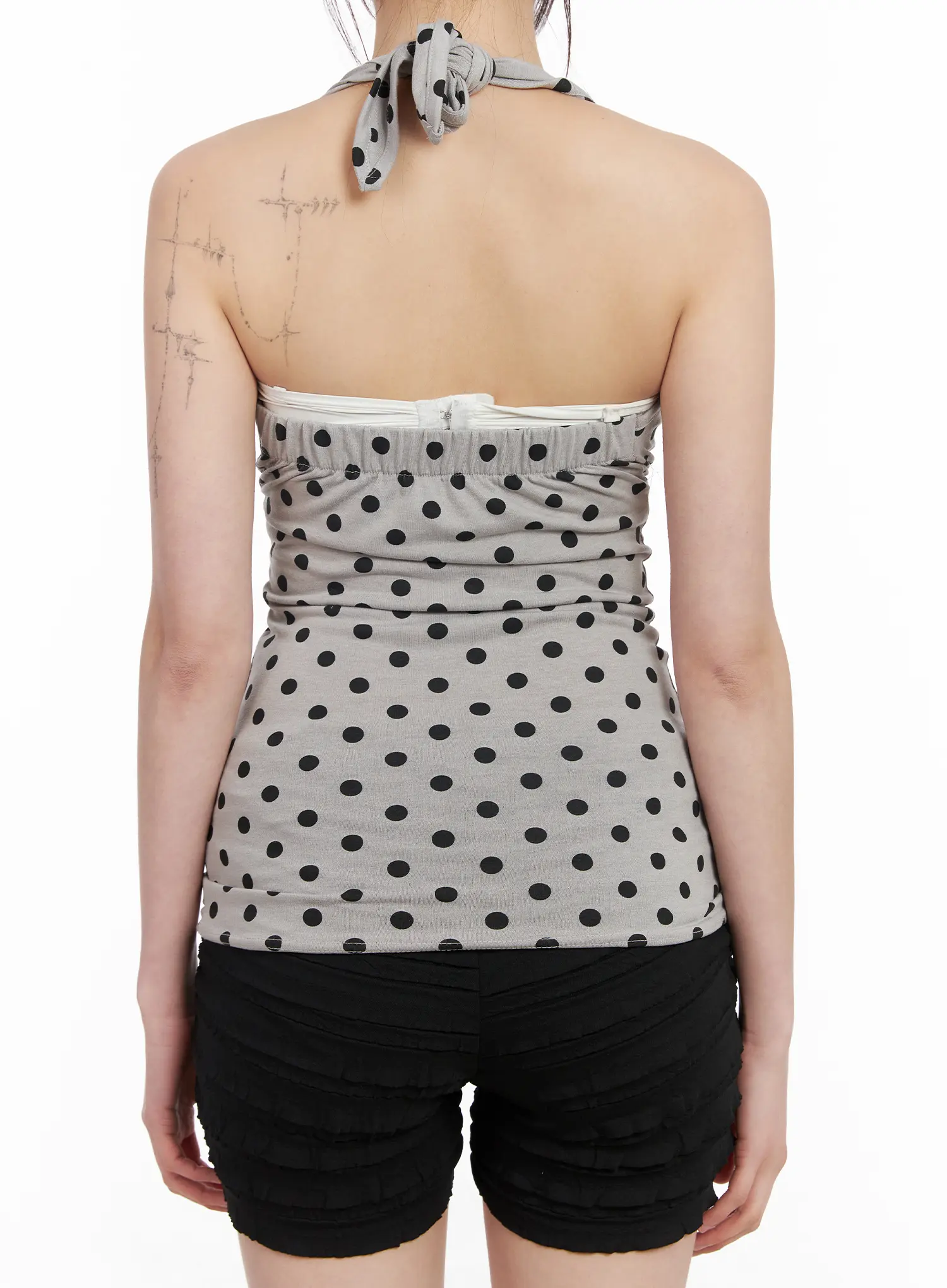 Polka Dot Halter Top CM512 - Image 10