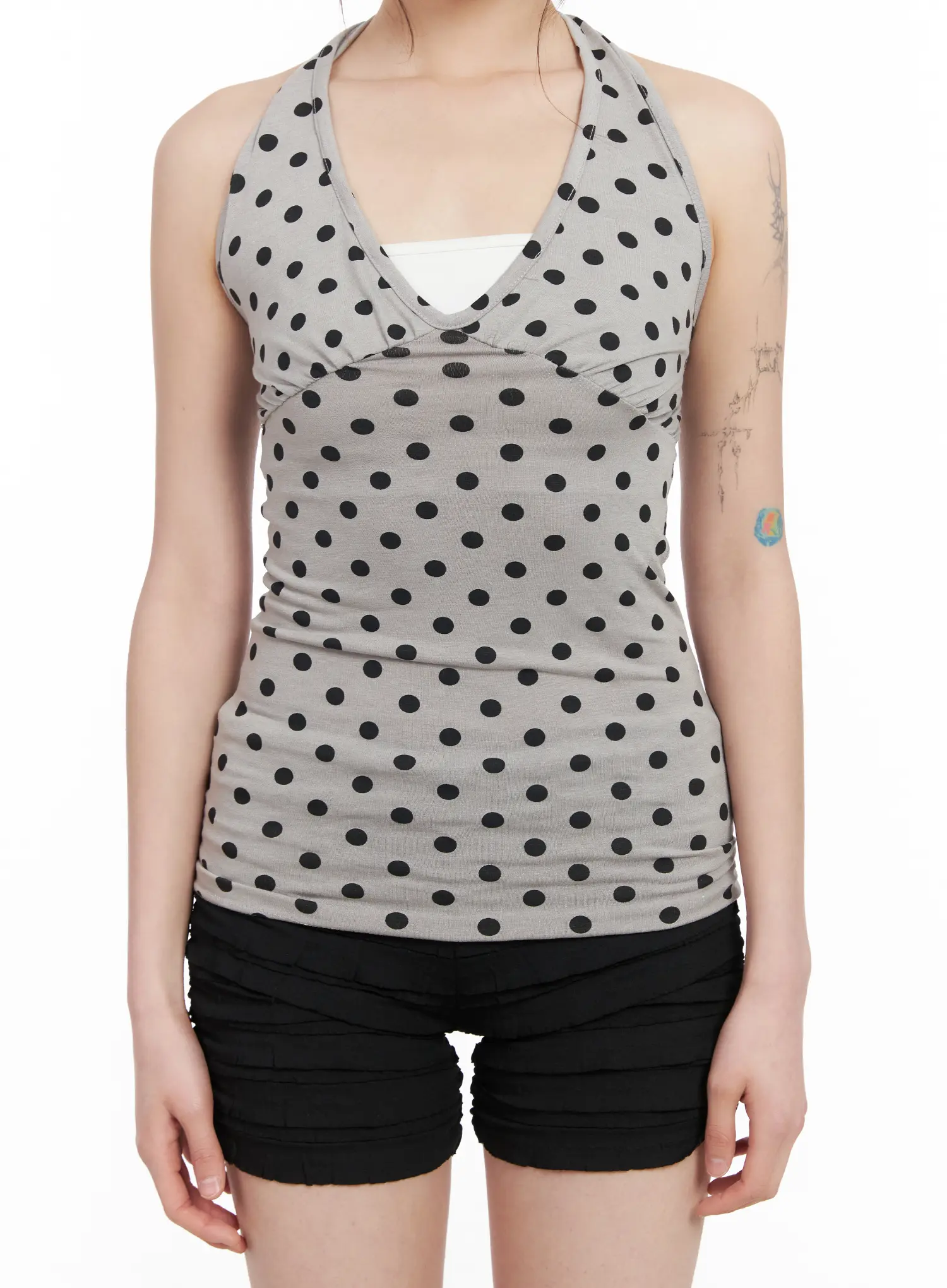 Polka Dot Halter Top CM512 - Image 9