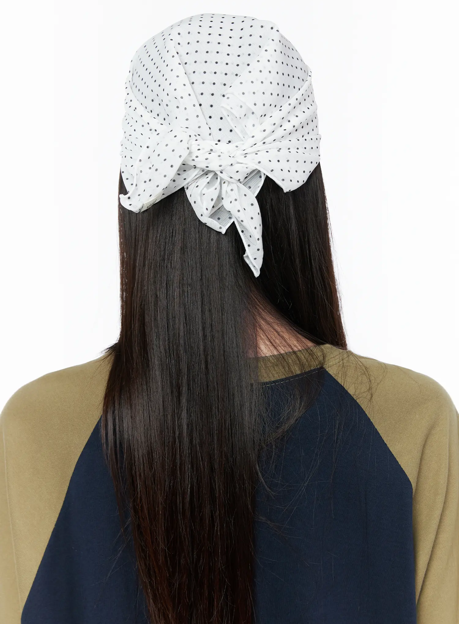 Polka Dot Head Scarf CU519 - Image 6