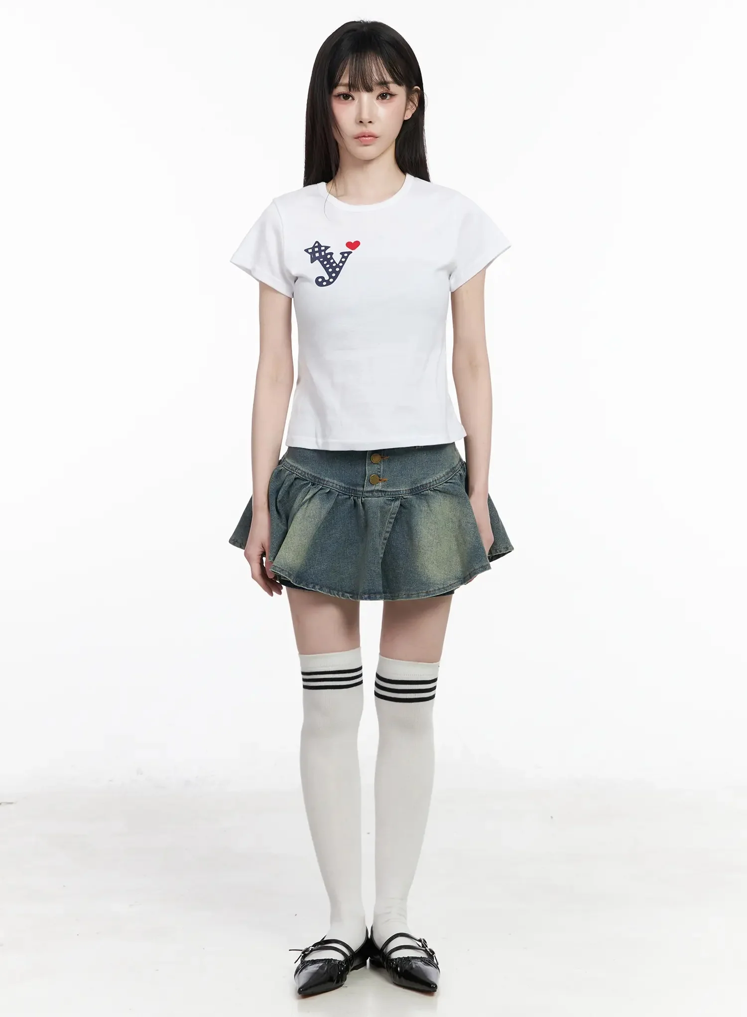 Polka Dot Love T-Shirt IU509 - Image 9