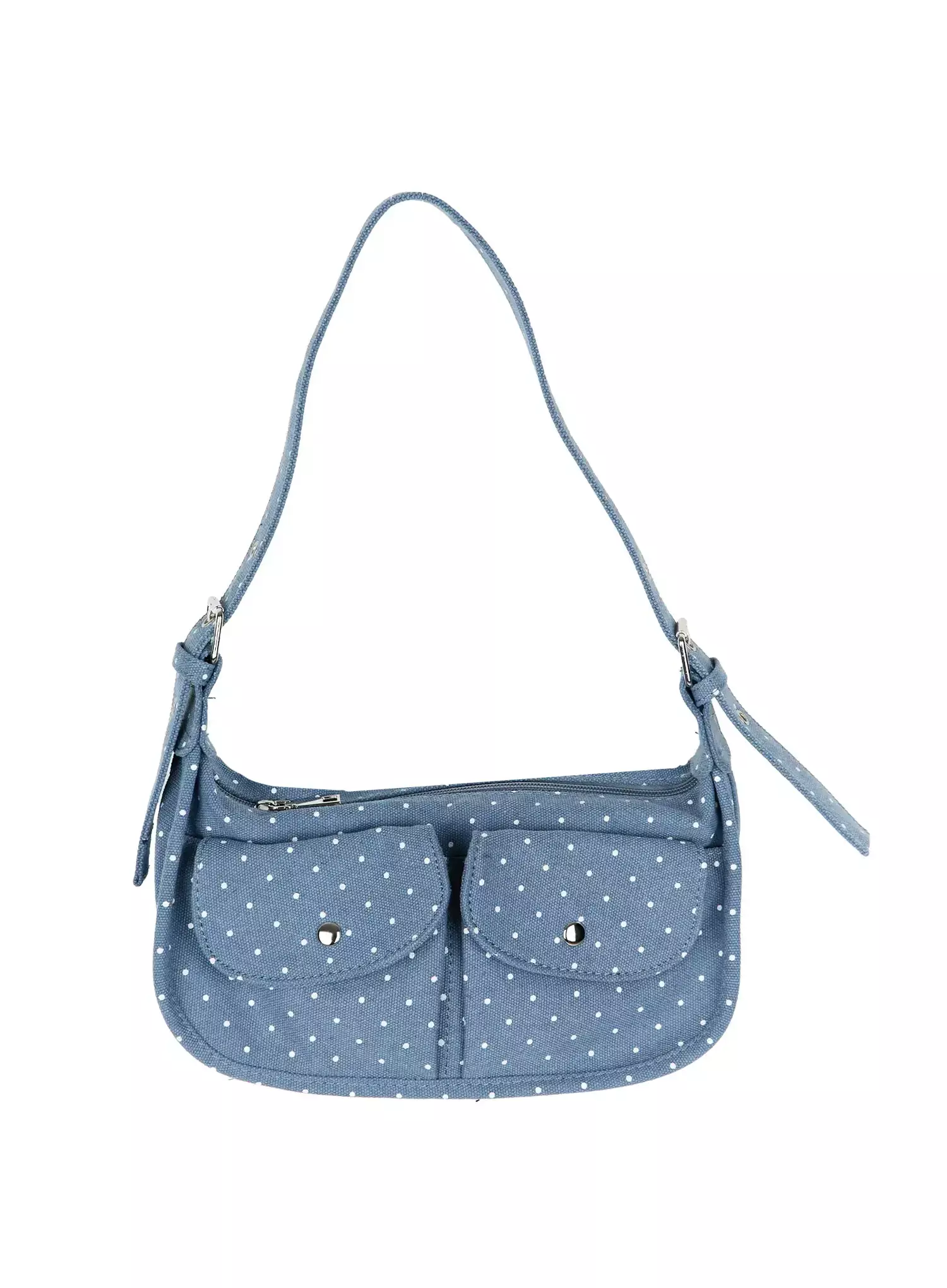 Polka Dot Two-Pocket Shoulder Bag IU508 - Image 20