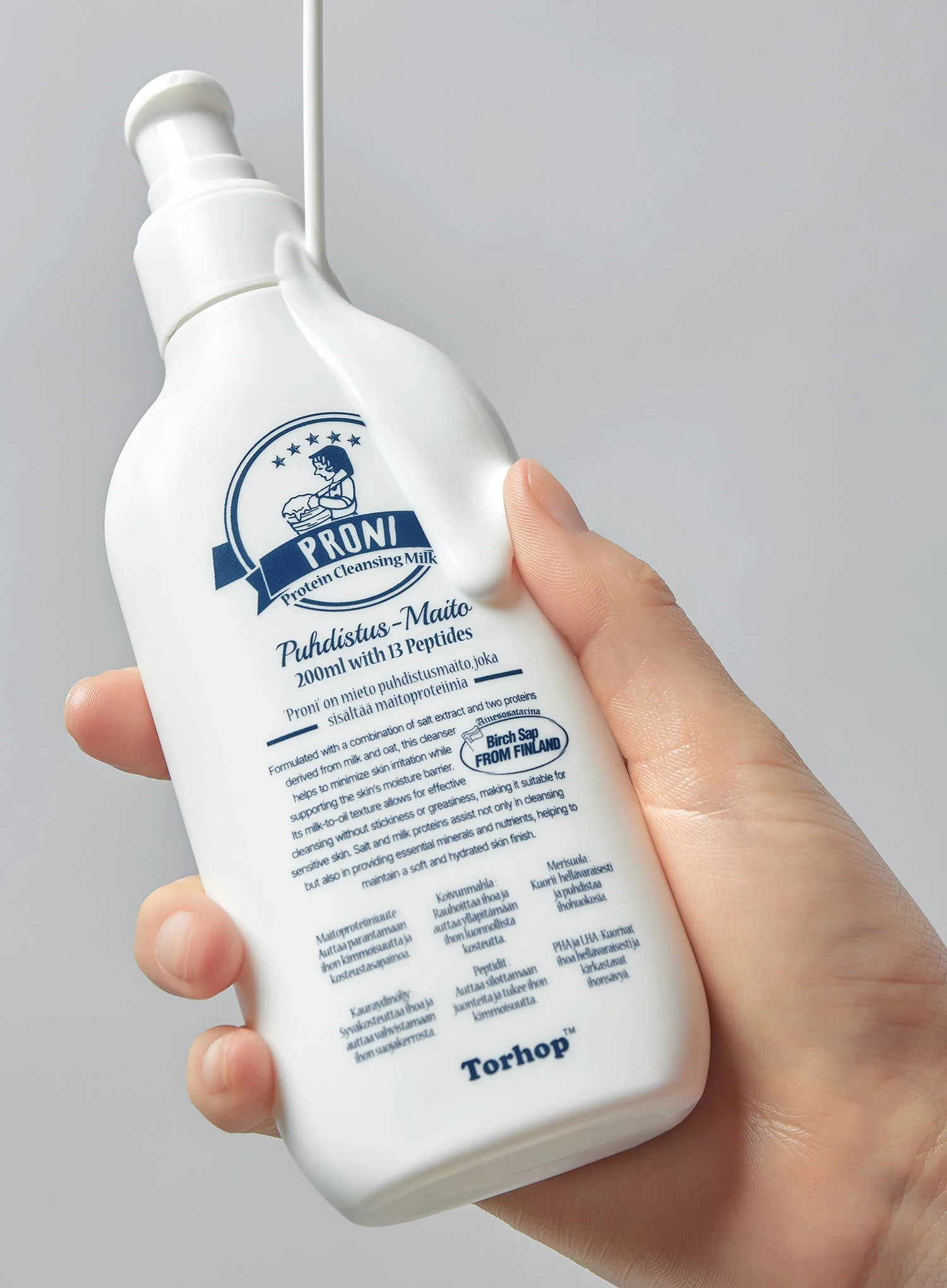 Proni Salt Peptide Cleansing Milk Oil (200ml) - Image 2