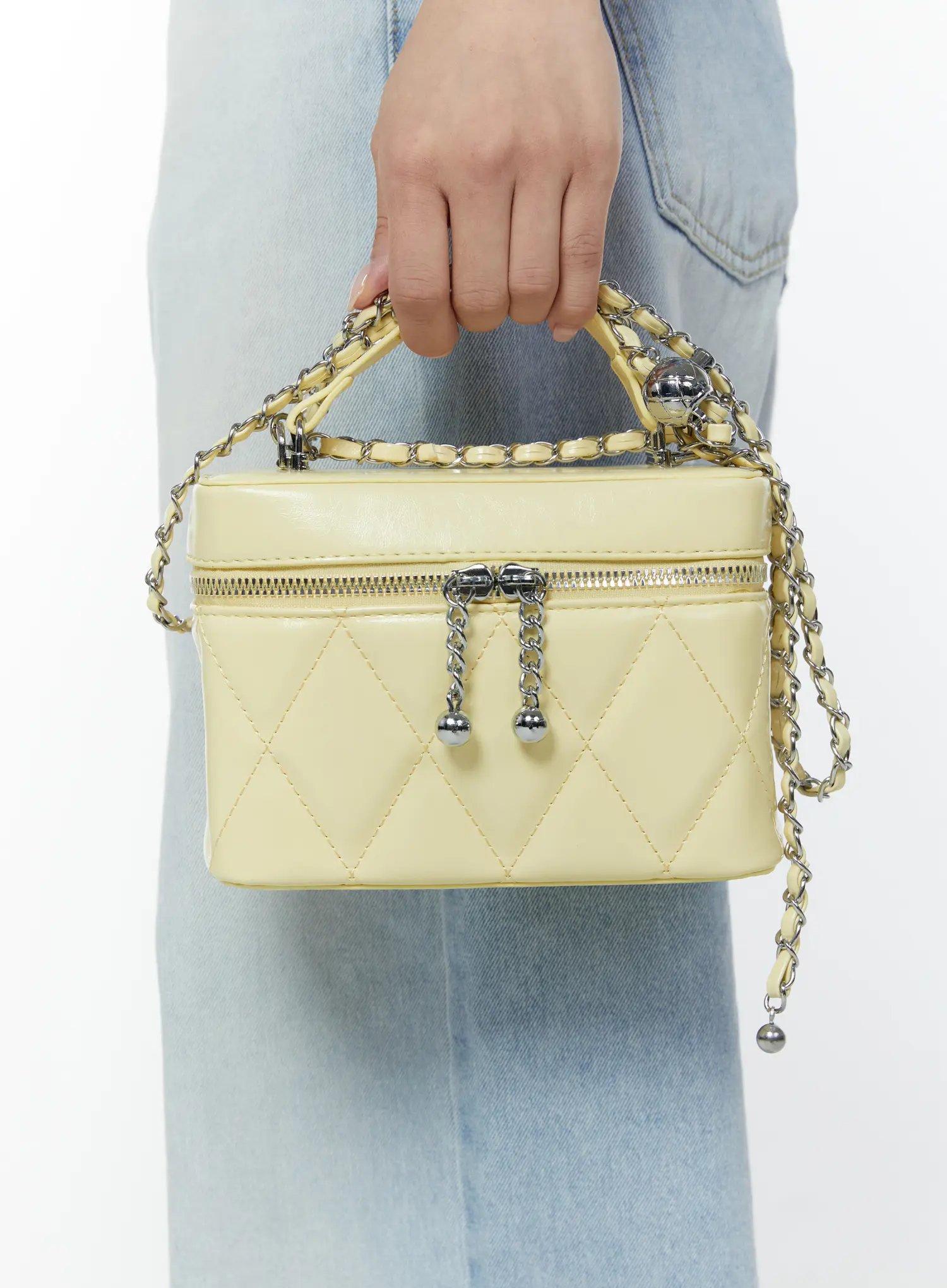 Quilted Chain Strap Crossbody Bag IY511