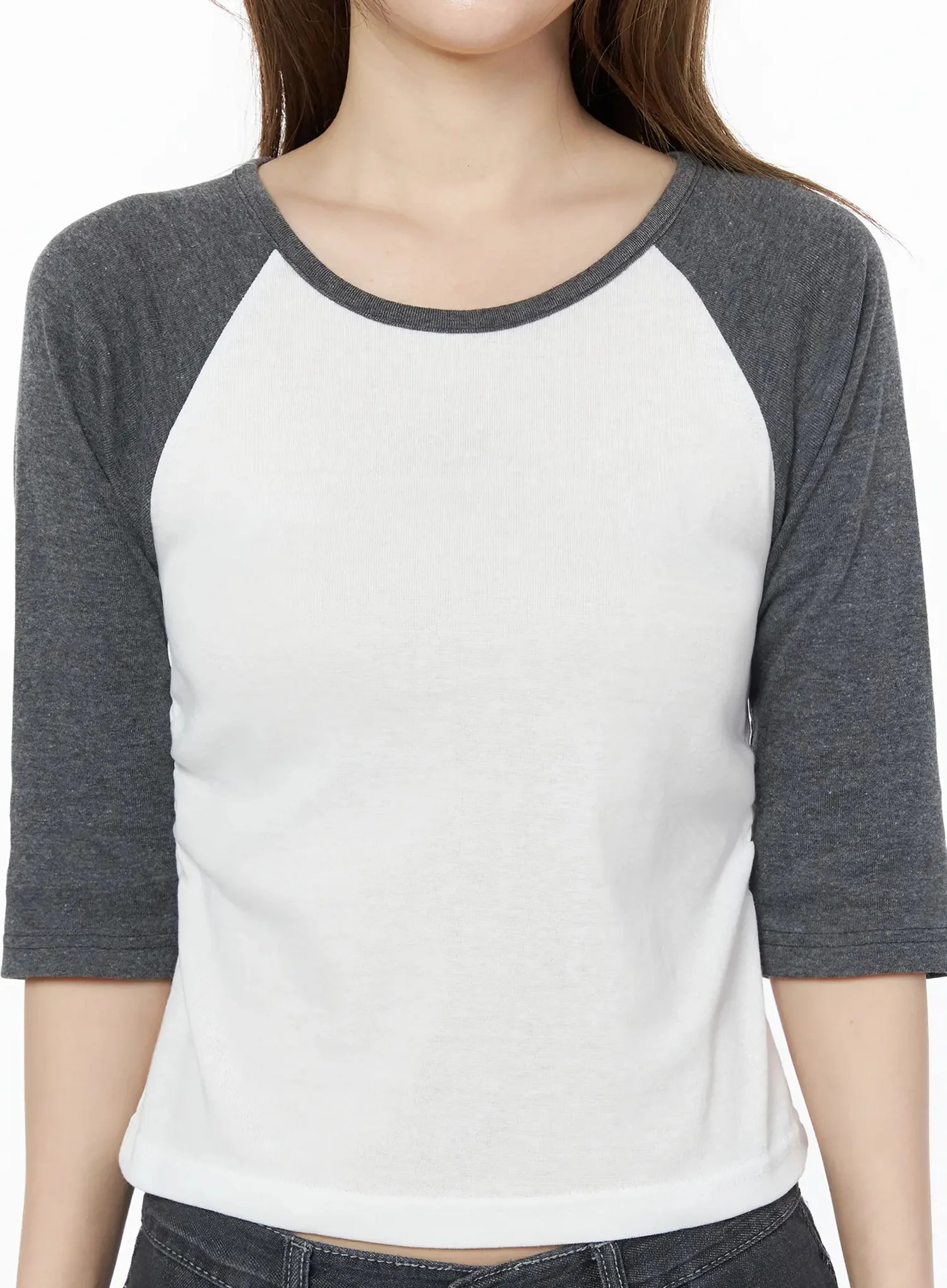 Raglan Shirred 3/4 Top IU525 - Image 6