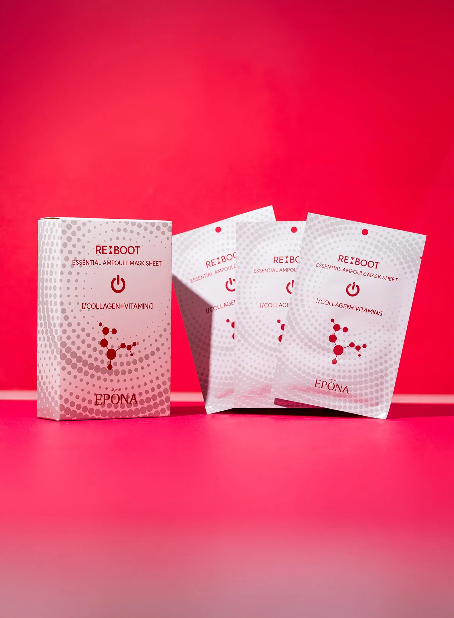 Reboot Essential Ampoule Mask Sheet Set - Collagen Plus Vitamin (23ml*10ea) - Image 2