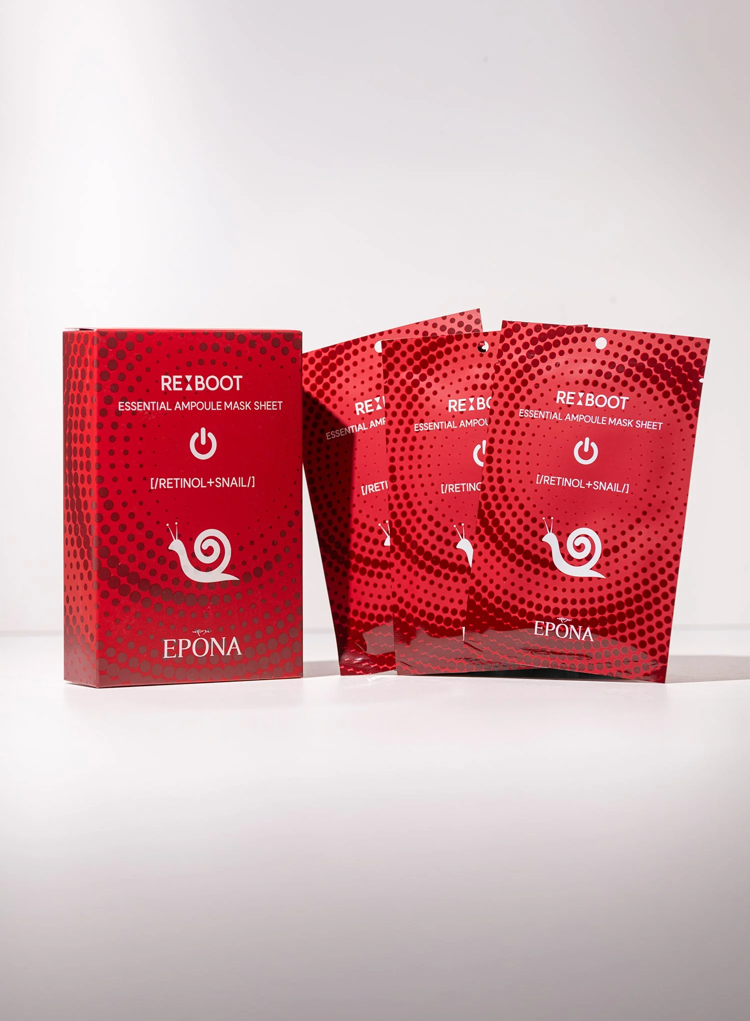 Reboot Essential Ampoule Mask Sheet Set - Retinol Plus Snail (23ml*10ea) - Image 3