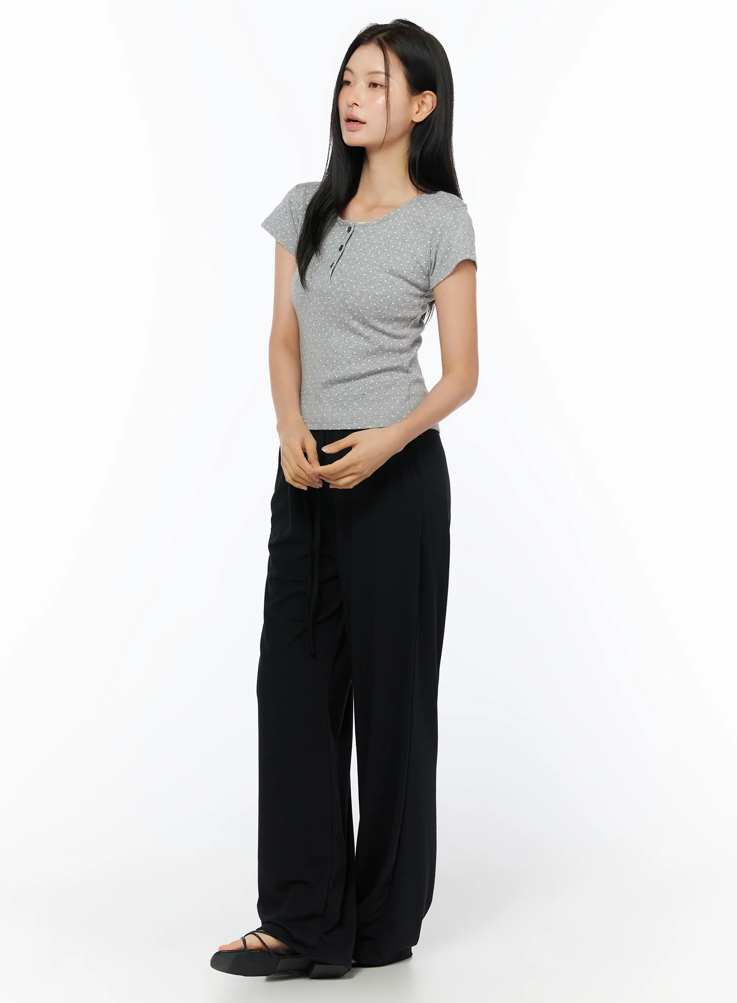Relaxed Fit Sweatpants IU519 - Image 2