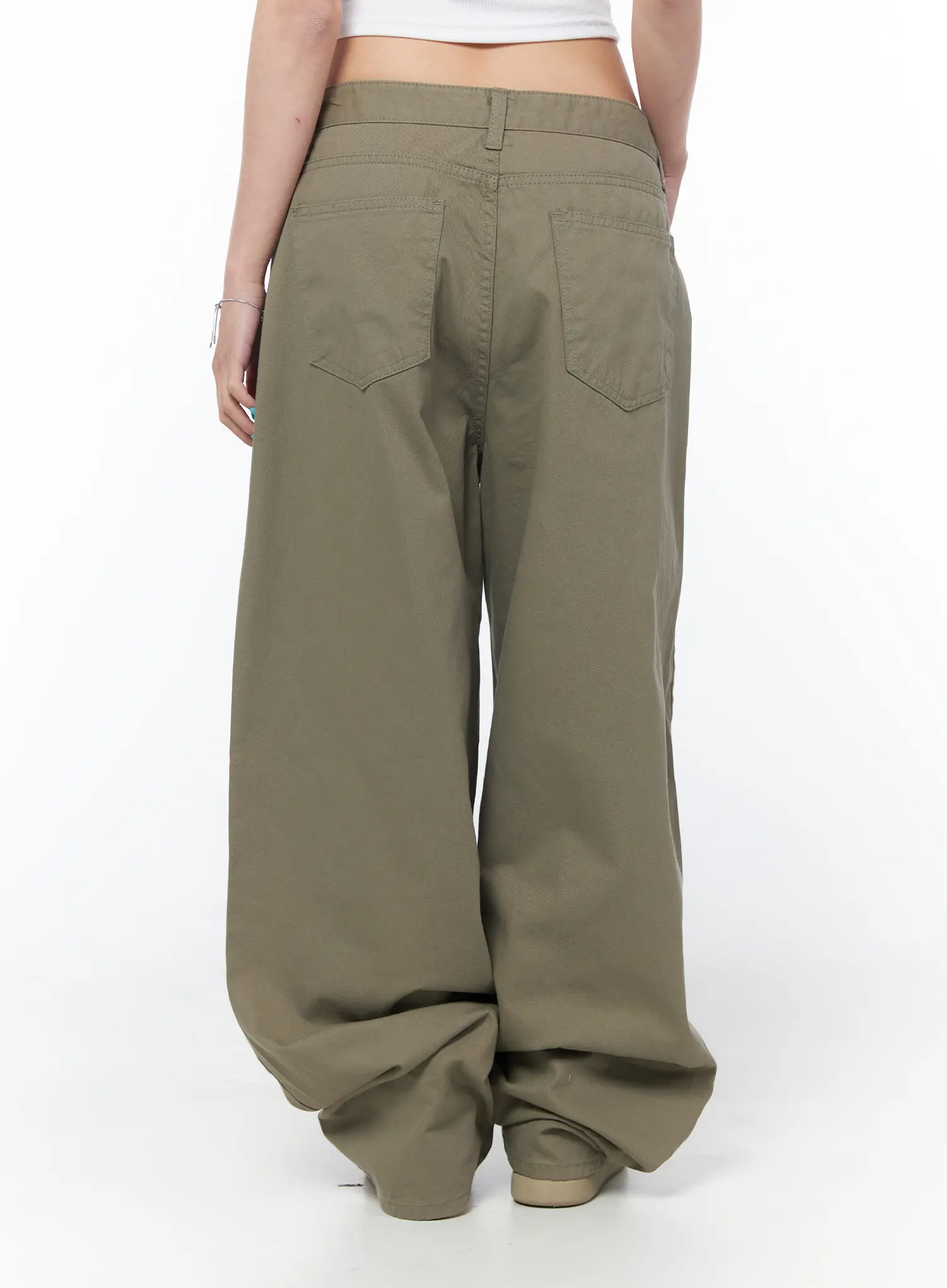 Relaxed-Fit Wide Leg Pants CY529 - Image 4