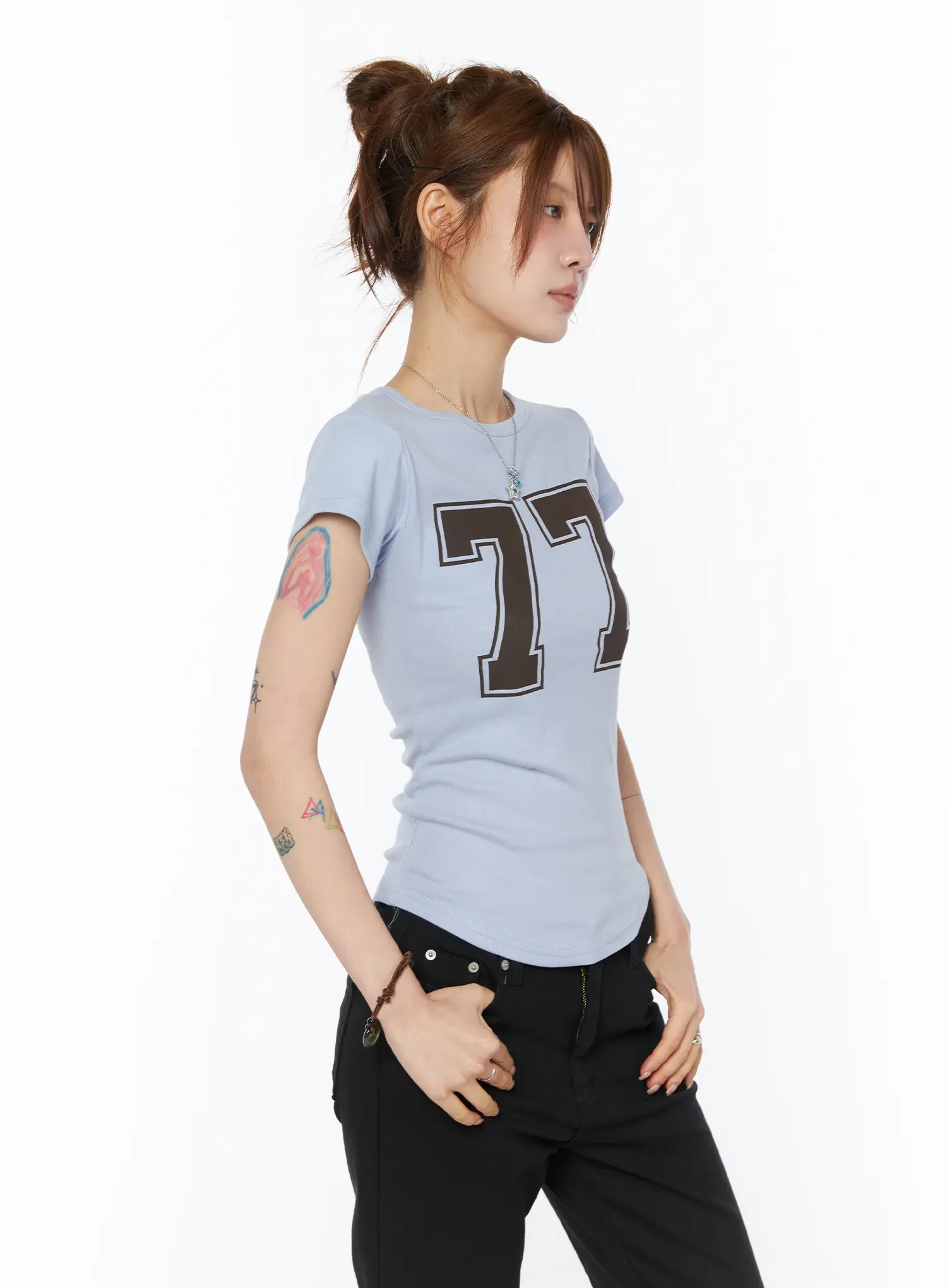 Retro 77 Graphic T-Shirt CY527 - Image 8