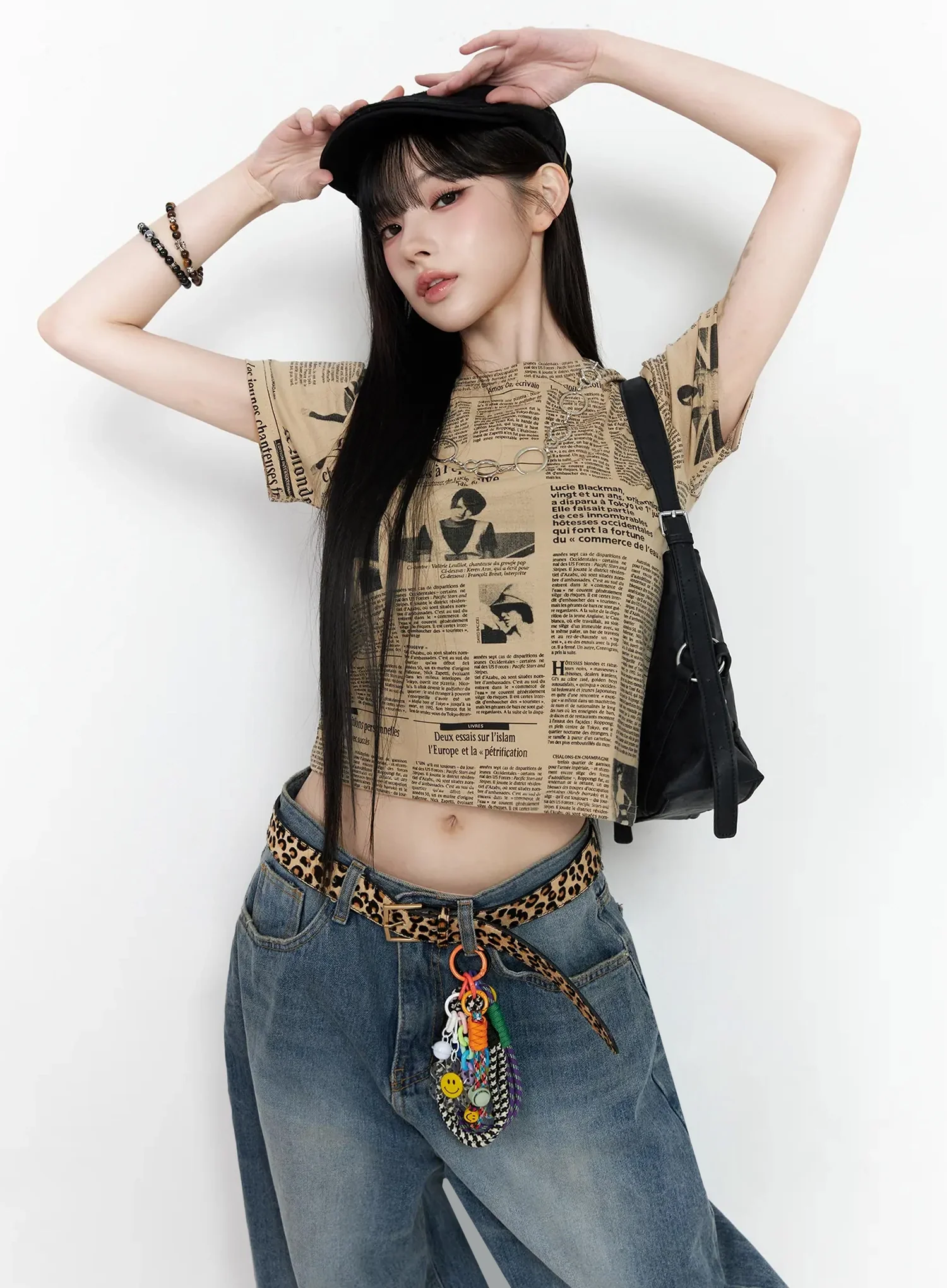 Retro Graphic Short Sleeve Tee IY511