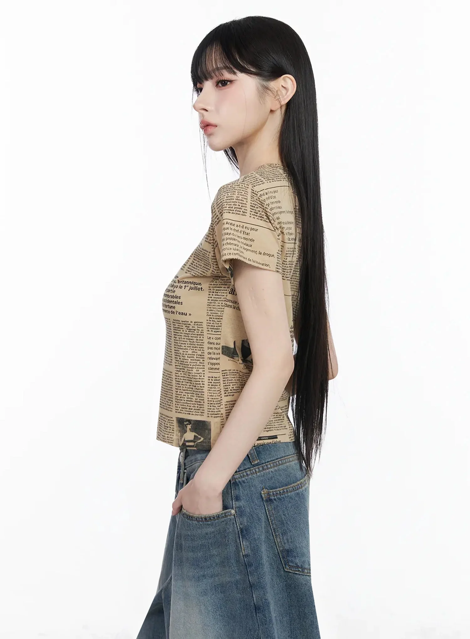 Retro Graphic Short Sleeve Tee IY511 - Image 9