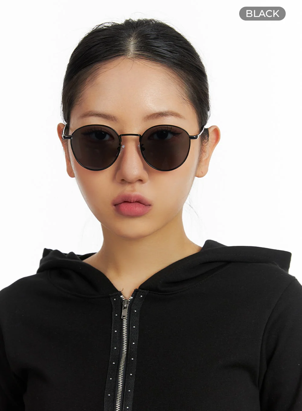 Retro Round Sunglasses IF421 - Image 5