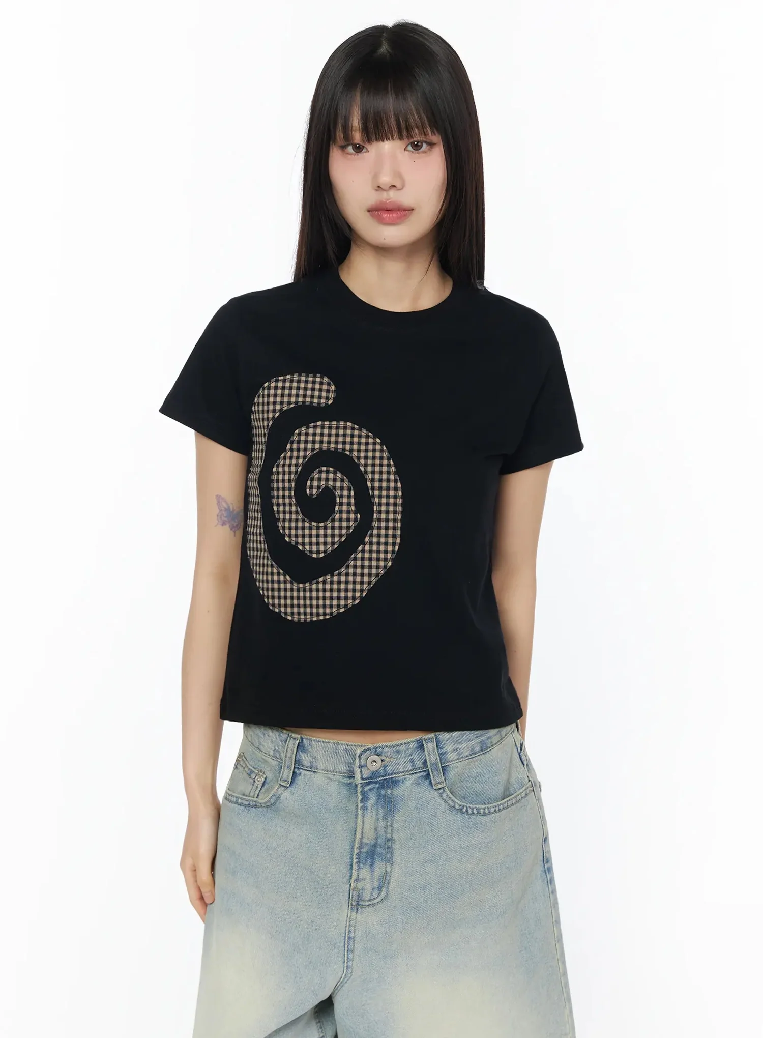 Retro Spiral Graphic Tee IY525 - Image 13