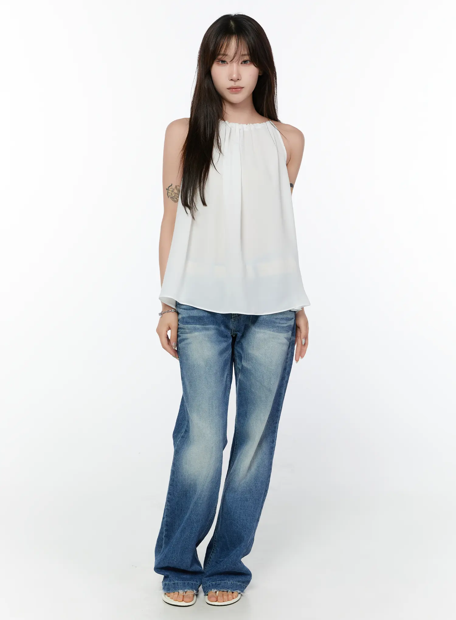 Ria Classic Wide Leg Jeans CY514 - Image 3