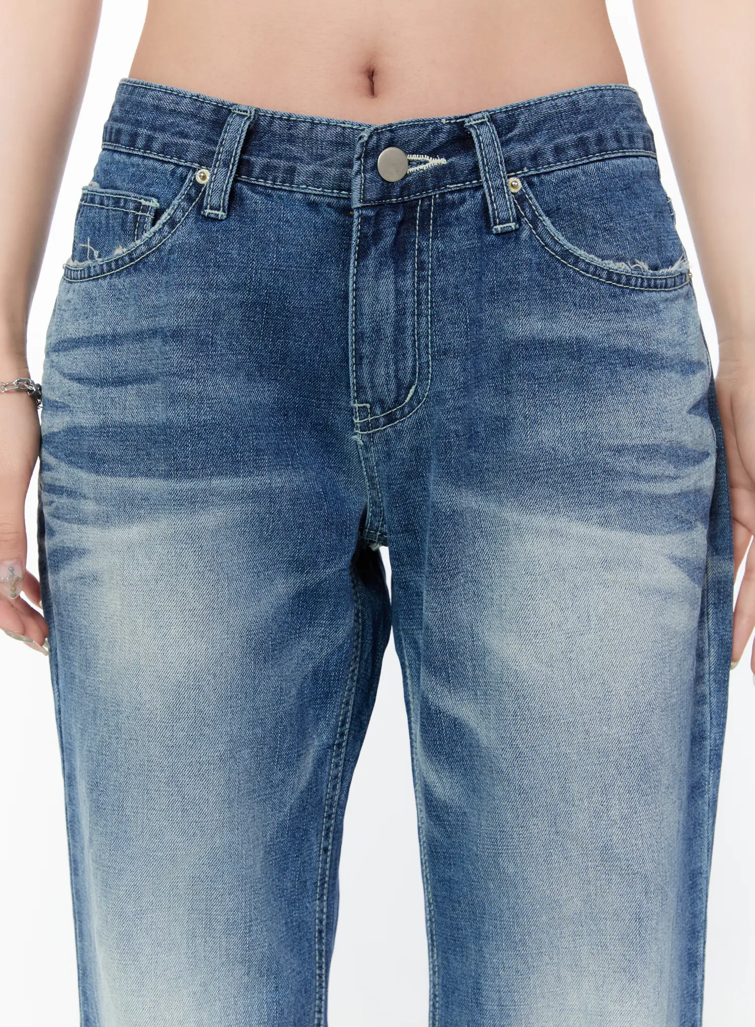 Ria Classic Wide Leg Jeans CY514 - Image 4