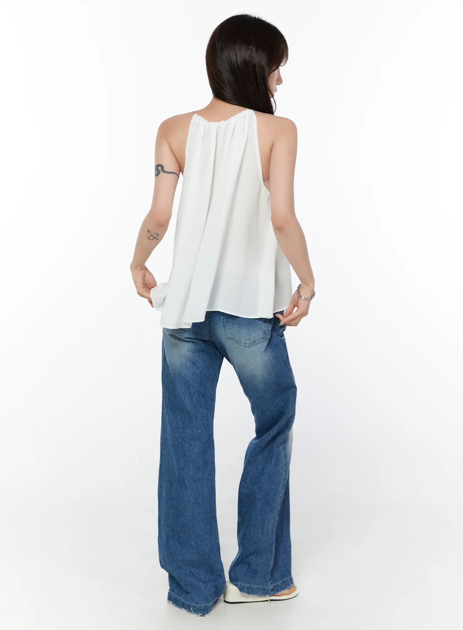 Ria Classic Wide Leg Jeans CY514 - Image 9