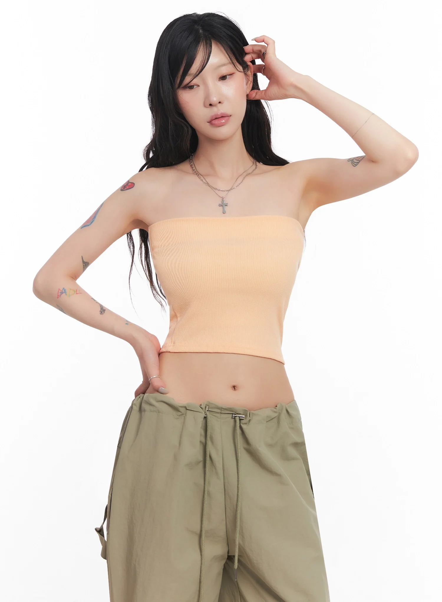 Ribbed Baby Tube Top IC503 - Image 15