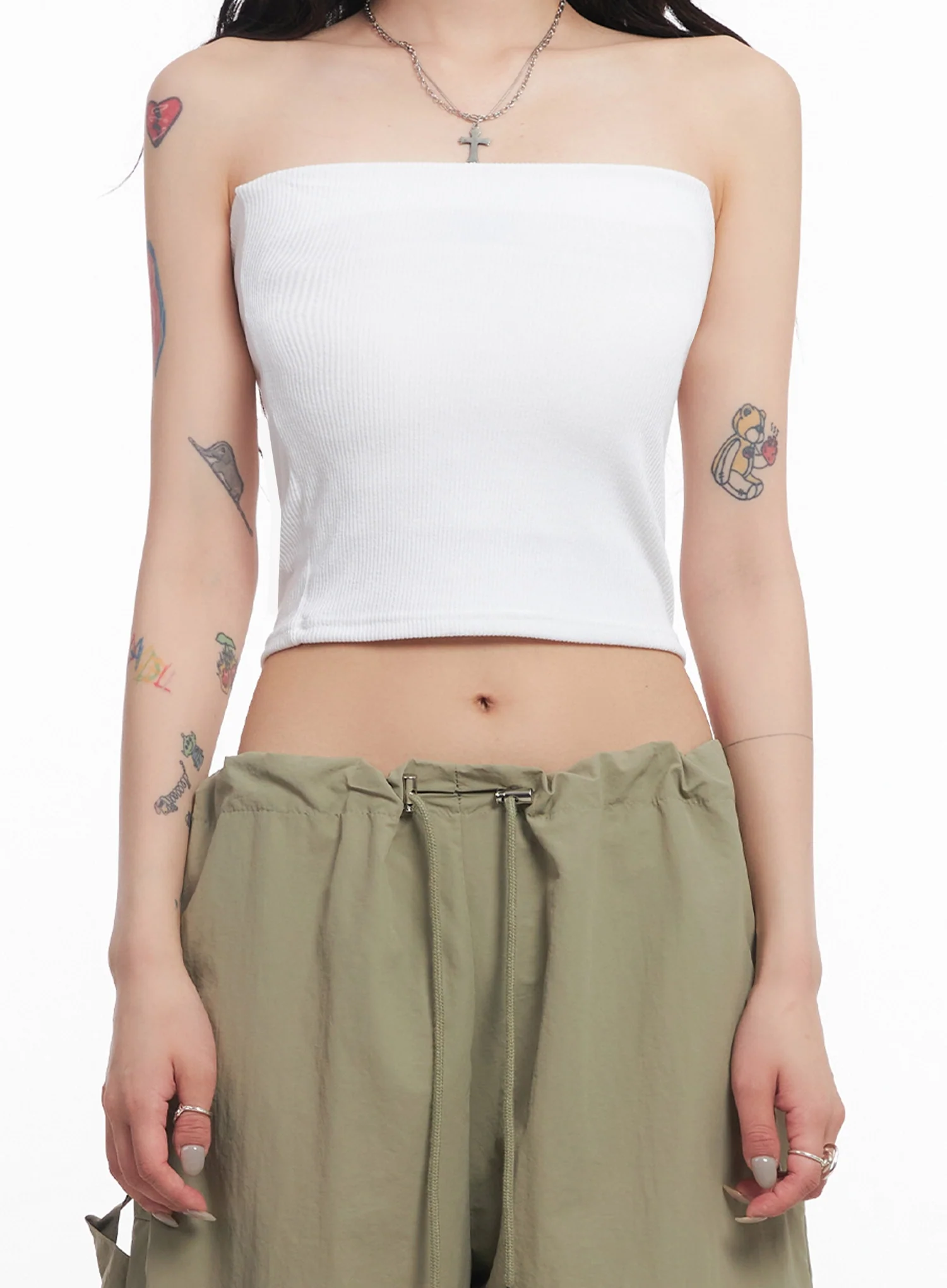 Ribbed Baby Tube Top IC503 - Image 3