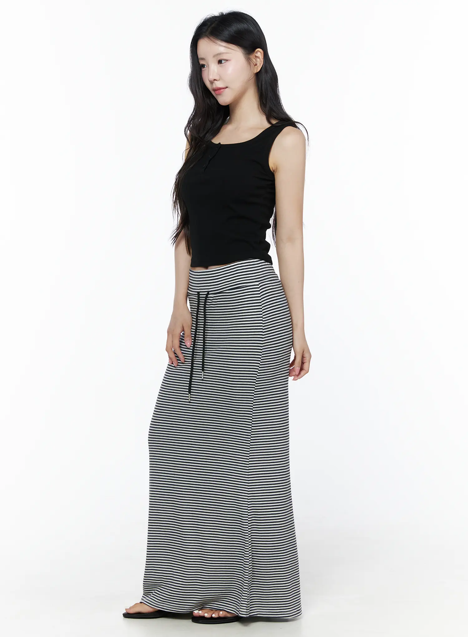 Ribbed Button Tank Top IU525 - Image 7