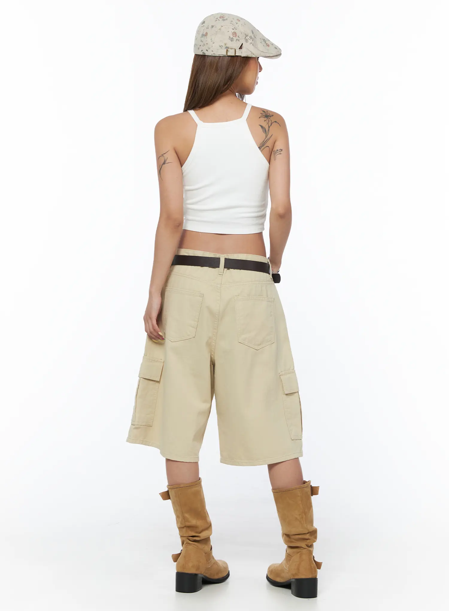 Ribbed Halter Crop Top CU502 - Image 11
