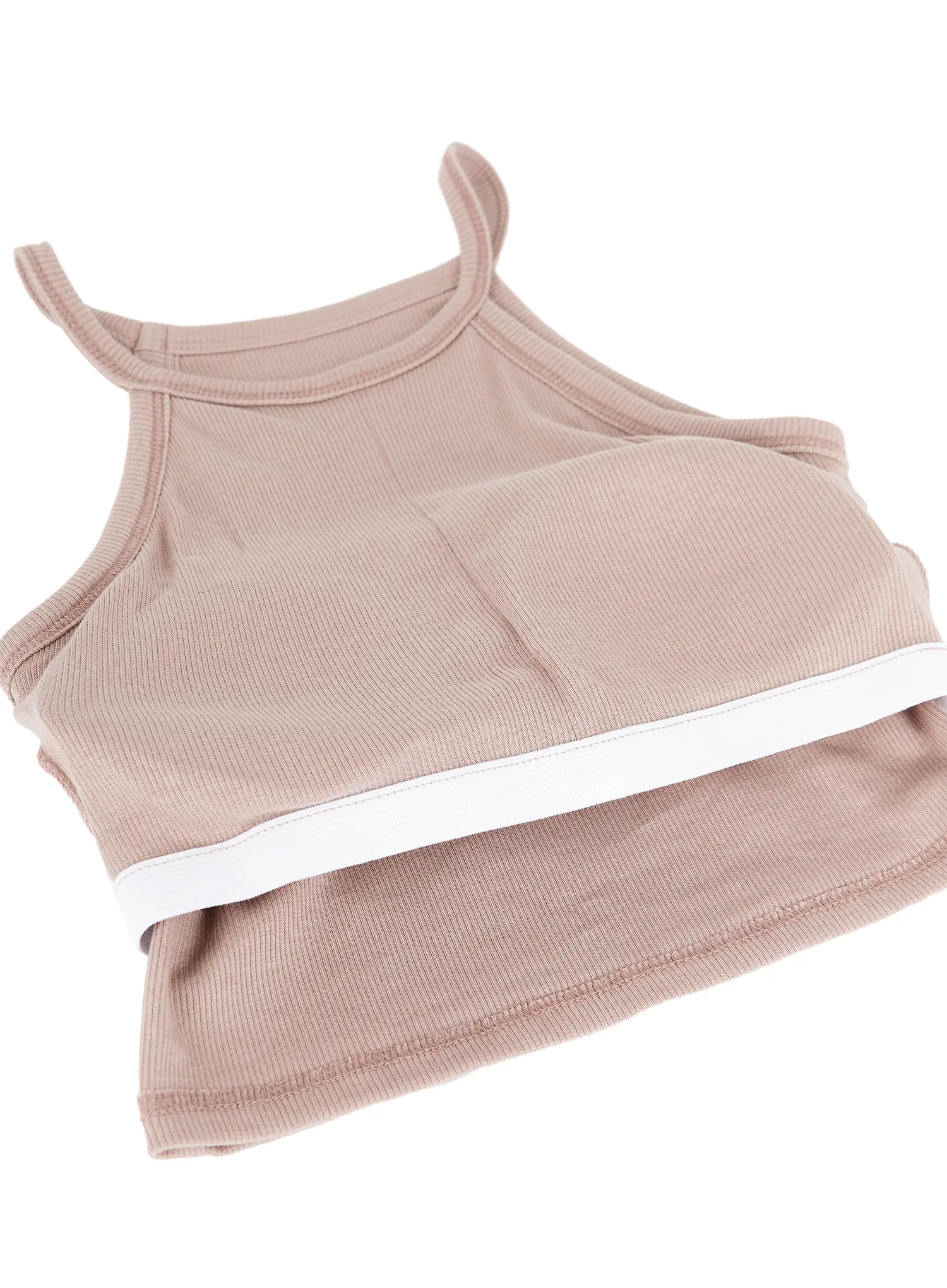 Ribbed Halter Crop Top CU502 - Image 12