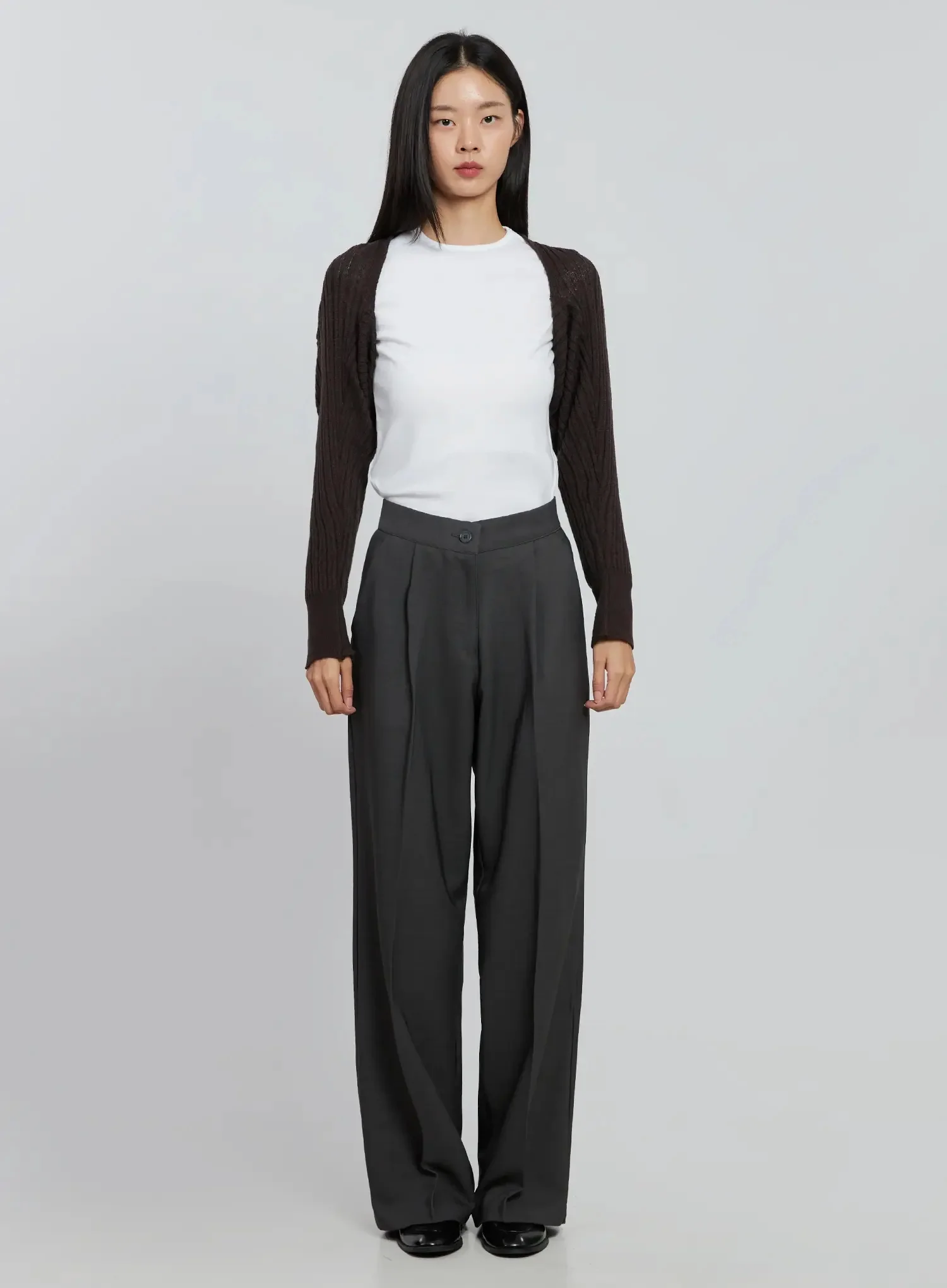 Ribbed Knit Bolero IN507 - Image 10