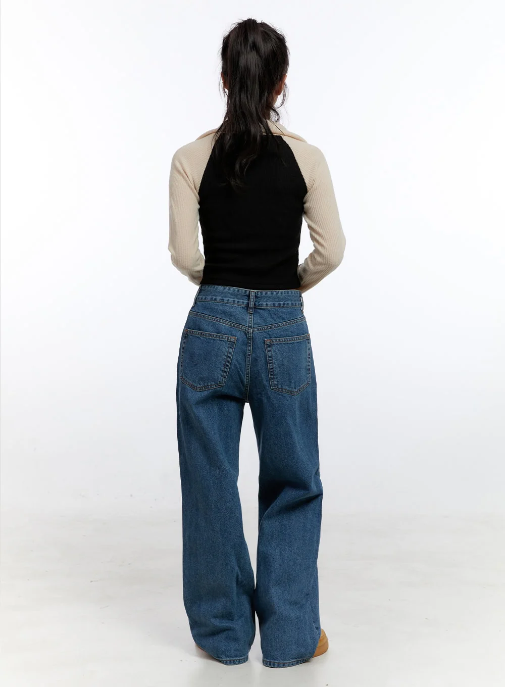 Ribbed Raglan Zip-Up ON418 - Image 4