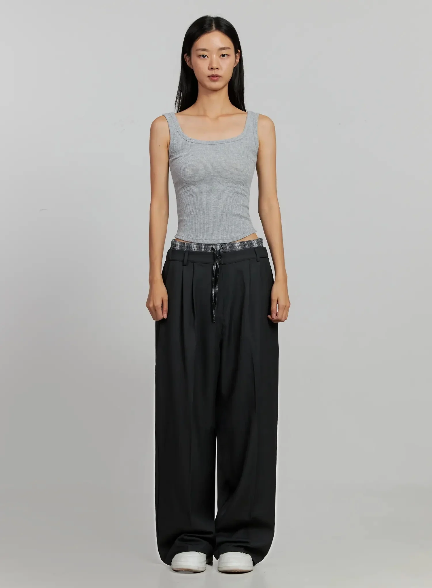 Ribbed Square Neck Tank IJ502 - Image 4