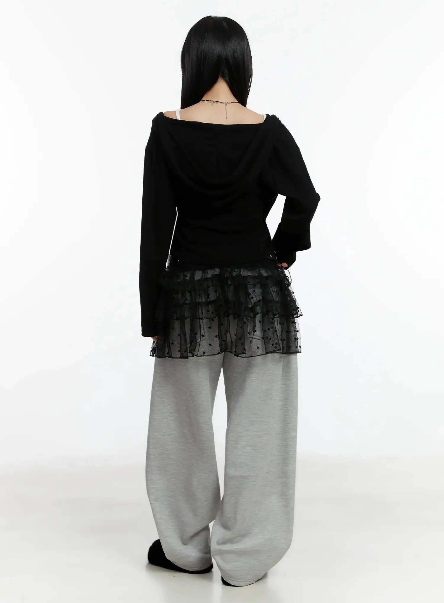 Ribbed Wrap Hoodie Top ID525 - Image 10