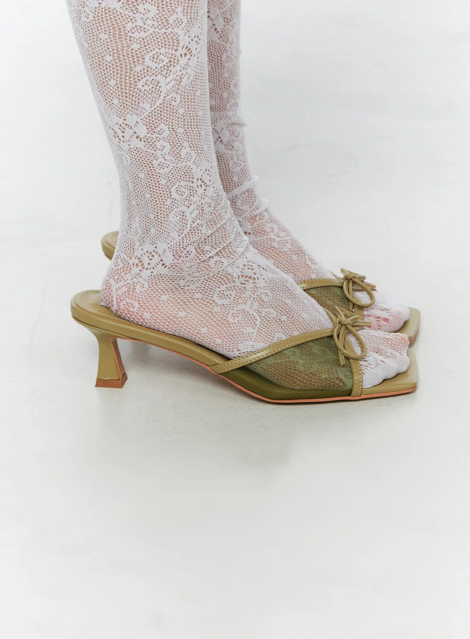 Ribbon Detail Sandal Heels CU524 - Image 5