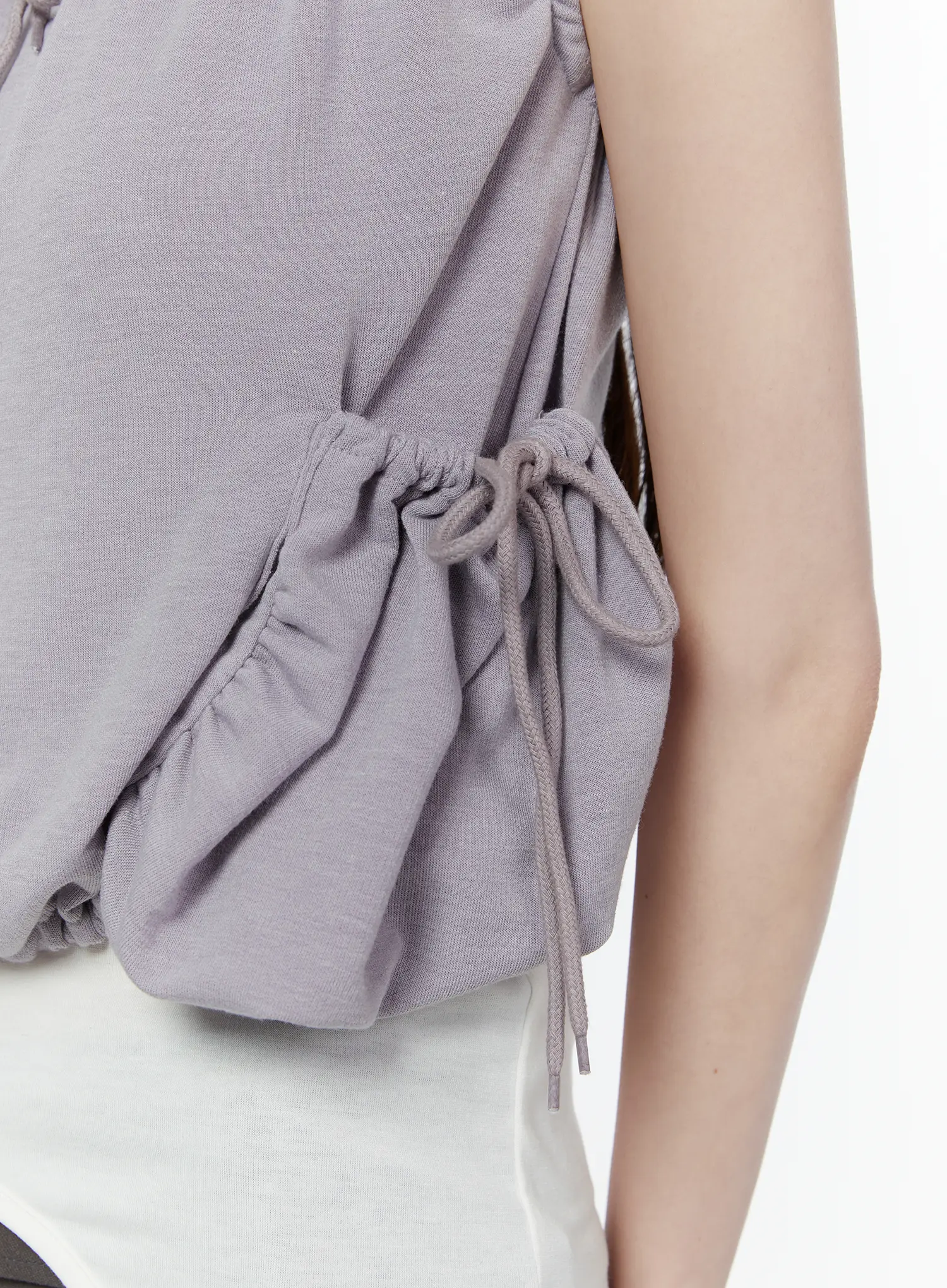 Ribbon Detail Two-Way Tee CU508 - Image 5