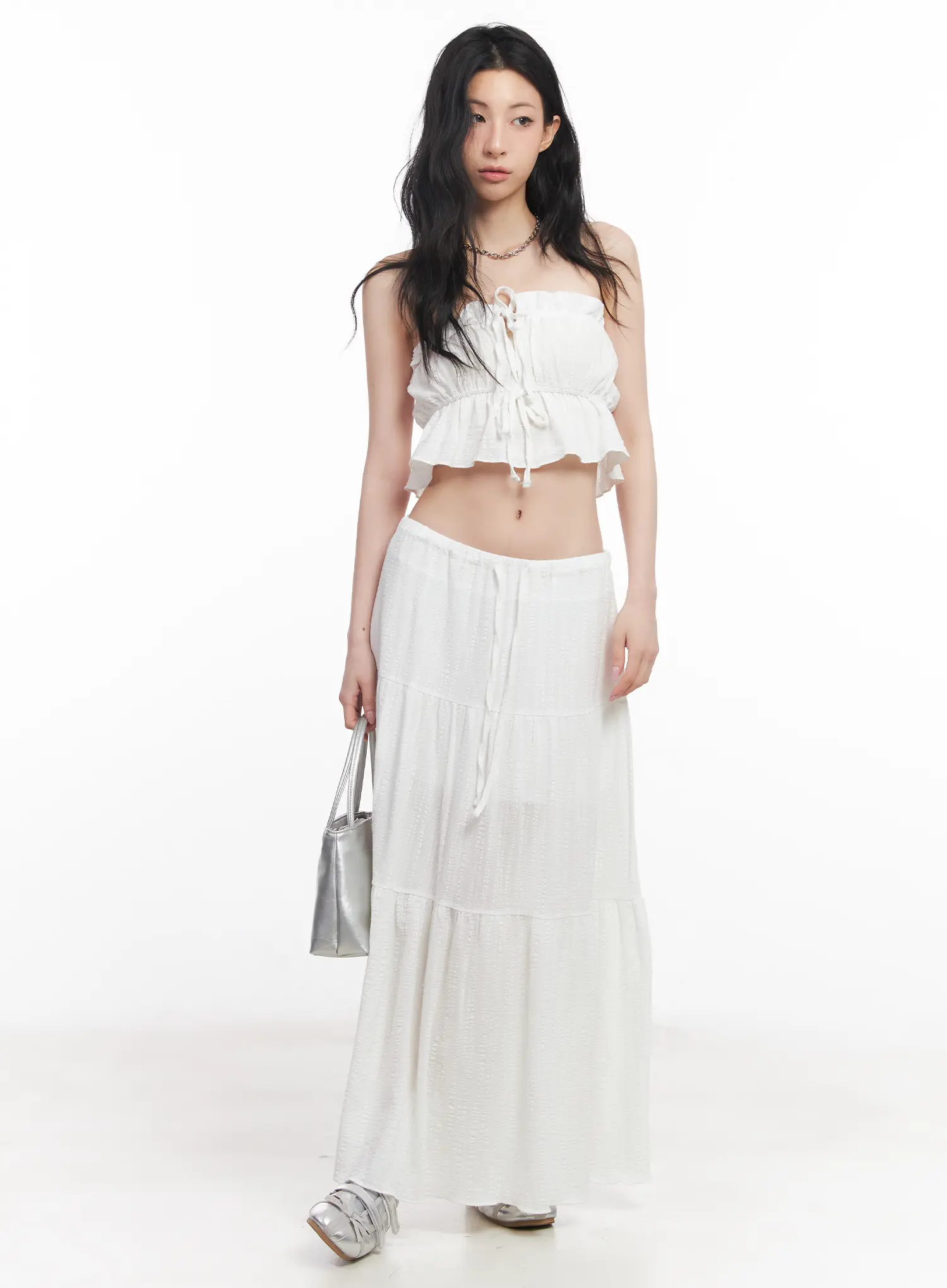 Ribbon Frill Tube Top CU510 - Image 8