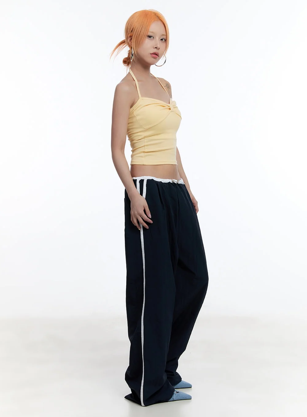 Ribbon Halter Crop Top CU502 - Image 4