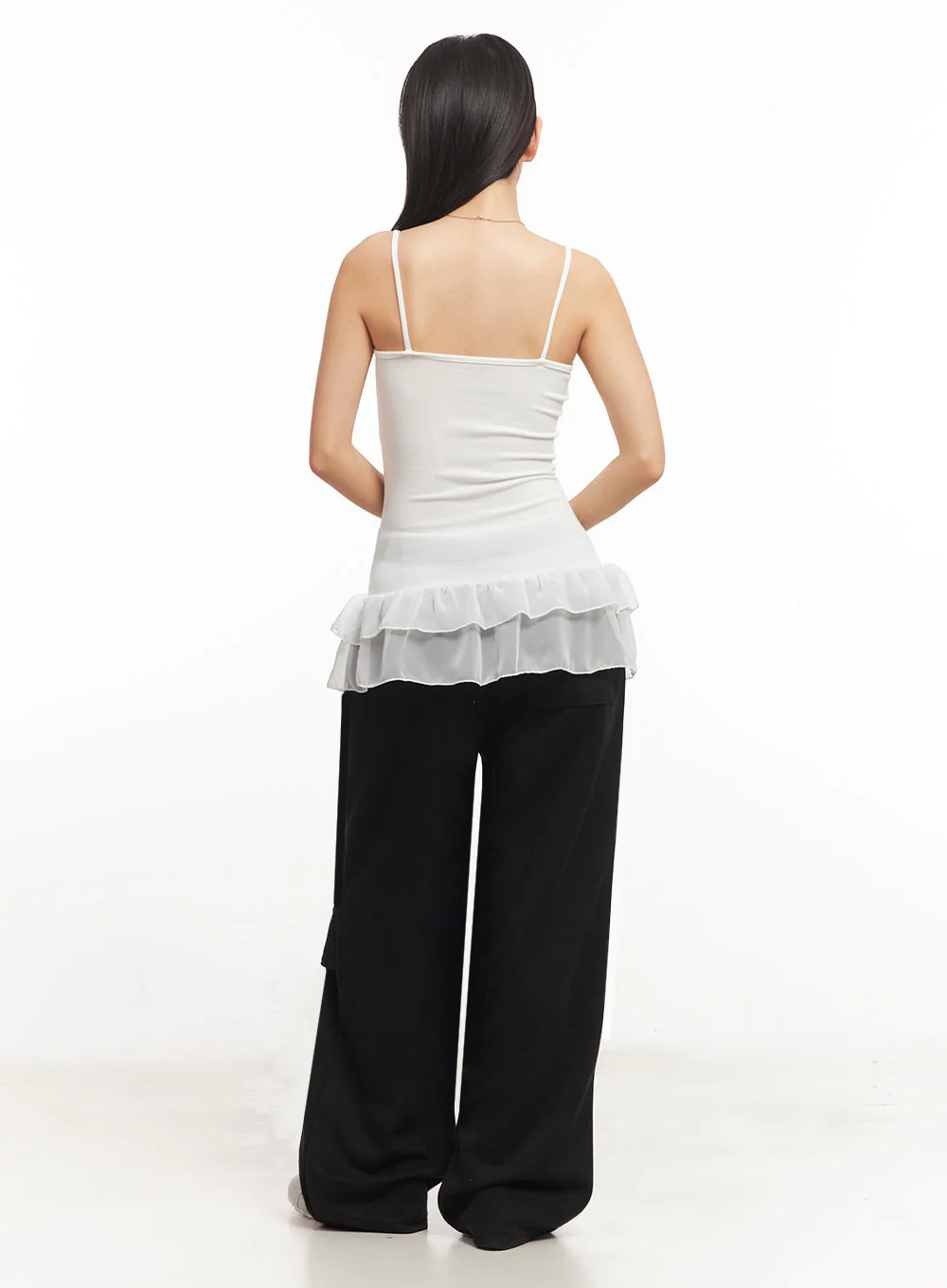 Ribbon Wide-Leg Sweatpants IA524 - Image 11