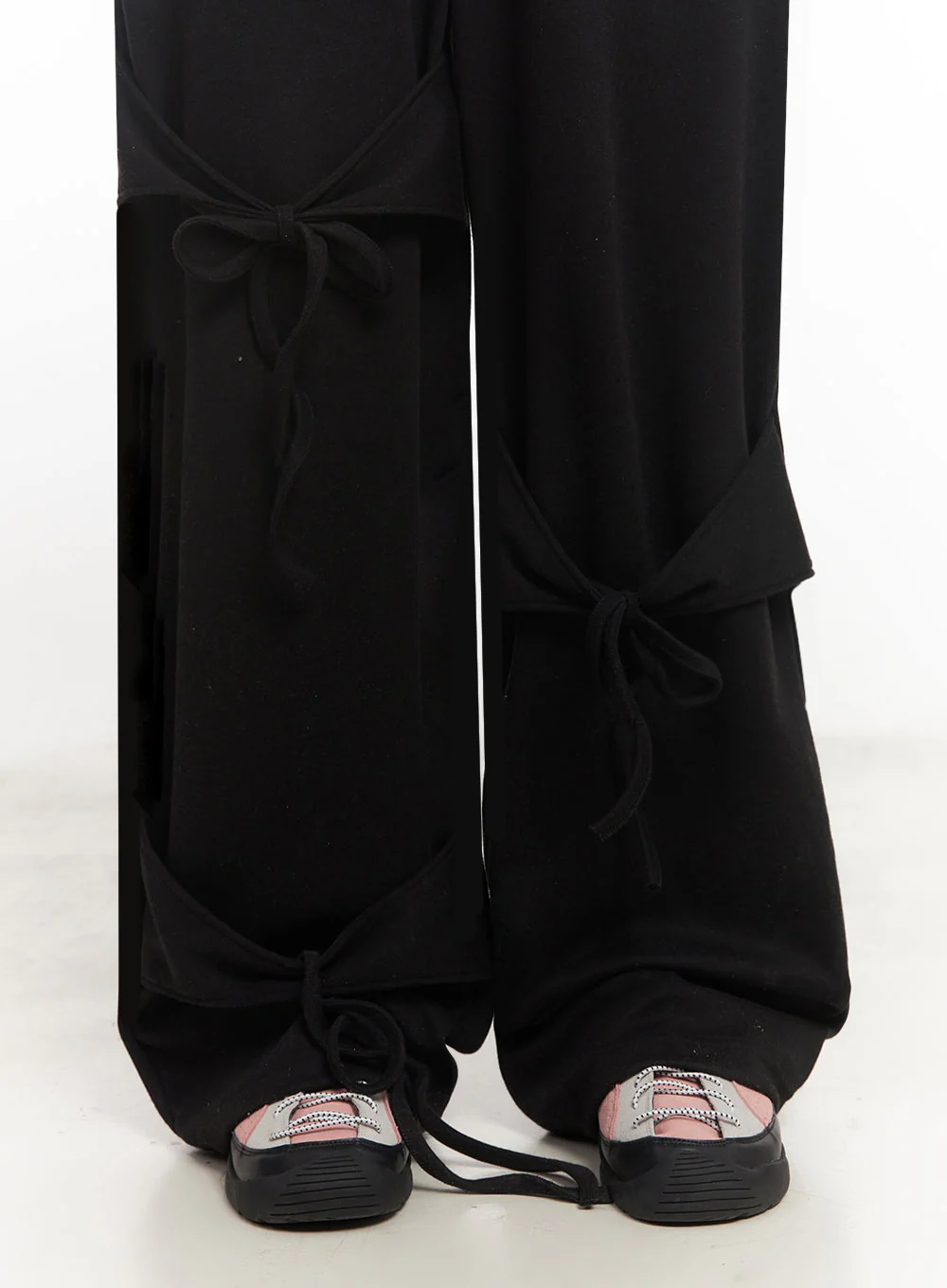 Ribbon Wide-Leg Sweatpants IA524 - Image 5
