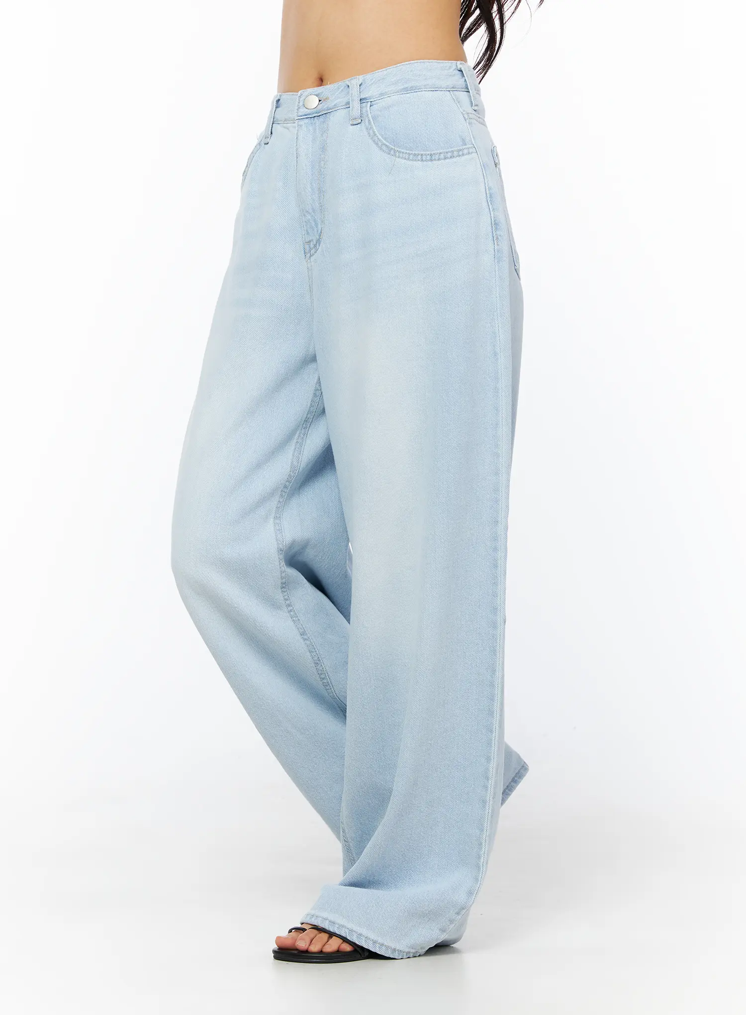 Rina Washed Wide-Leg Jeans CU522 - Image 4