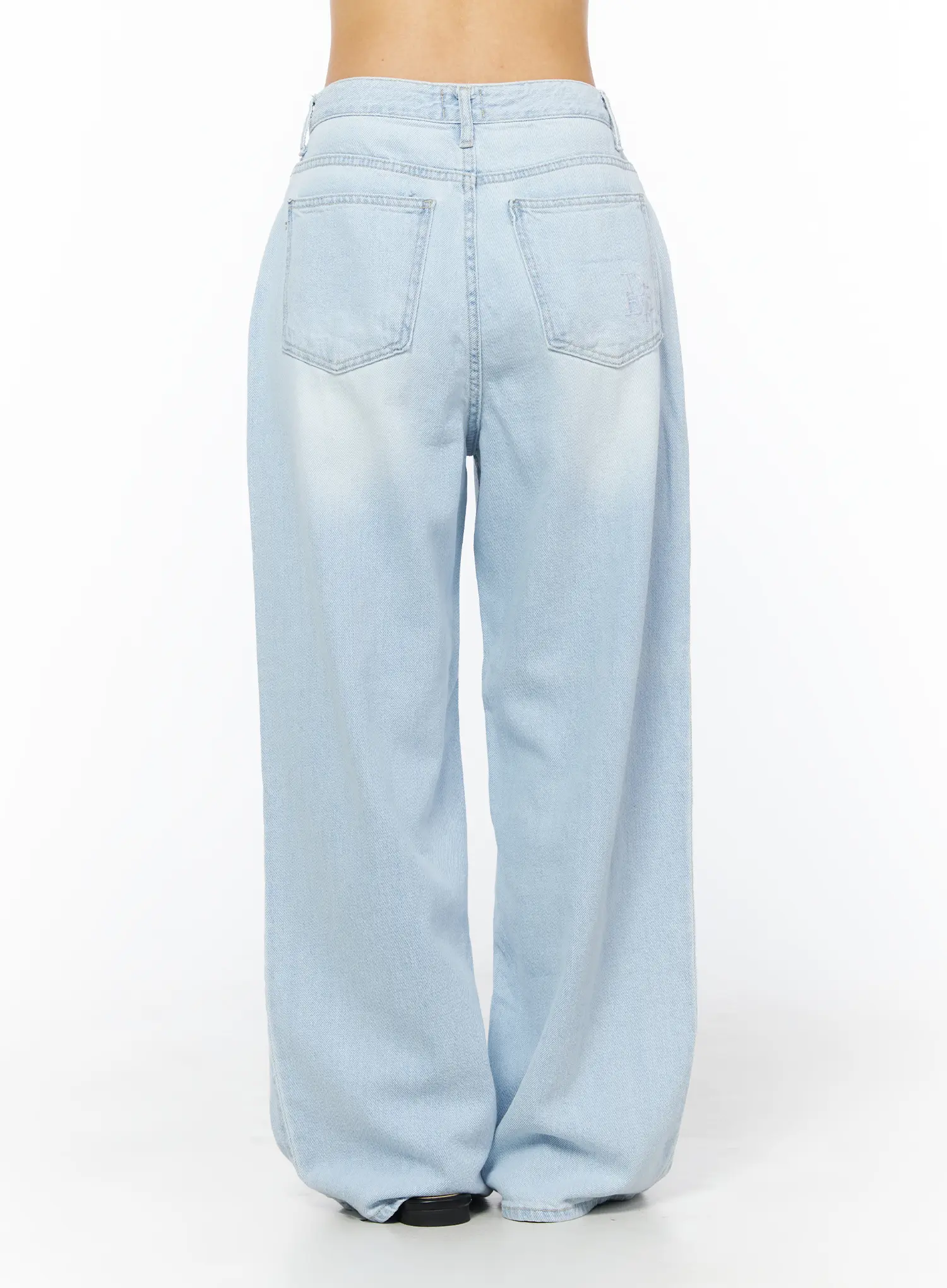 Rina Washed Wide-Leg Jeans CU522 - Image 7