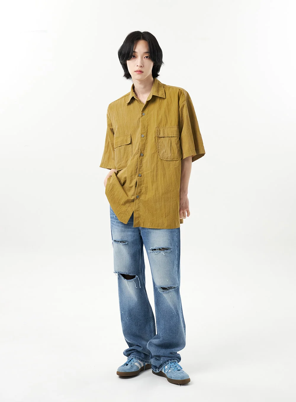 Ripped Jeans Unisex CU315 - Image 4