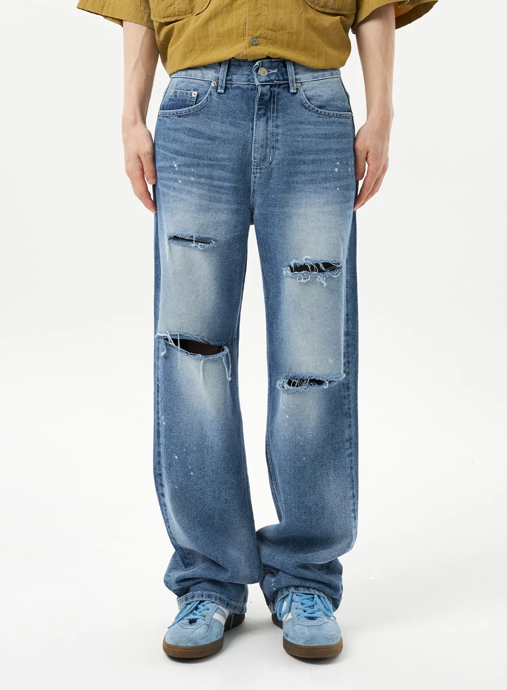 Ripped Jeans Unisex CU315 - Image 5