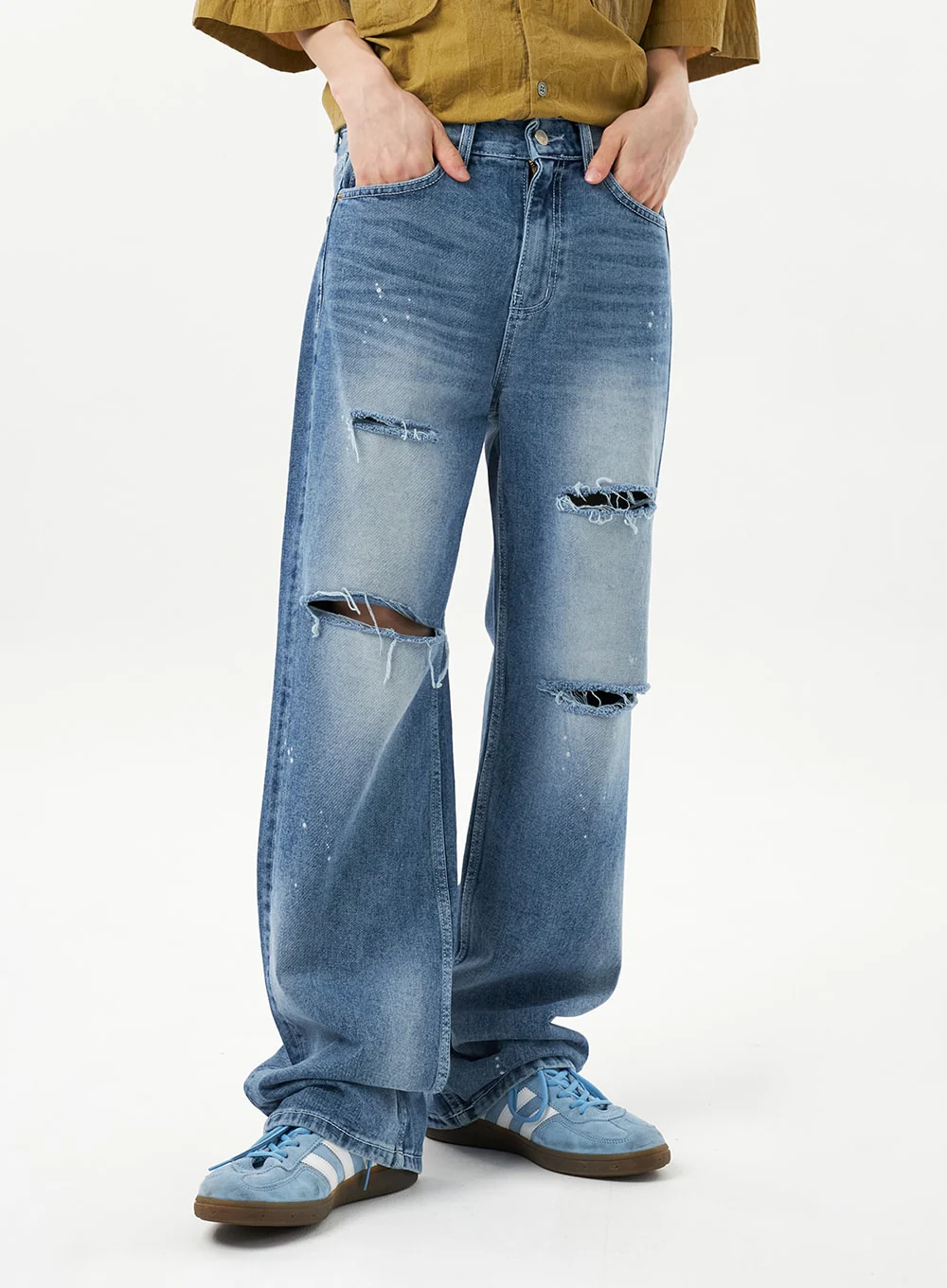 Ripped Jeans Unisex CU315 - Image 9