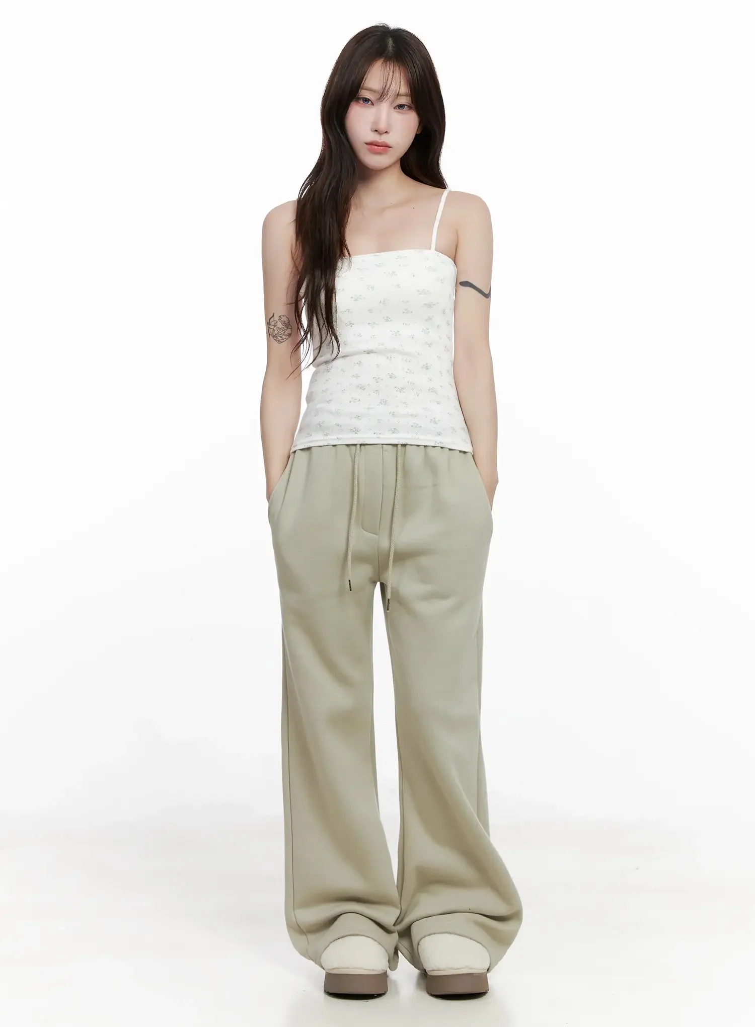 Romantic Floral Padded Camisole Top IN514 - Image 7