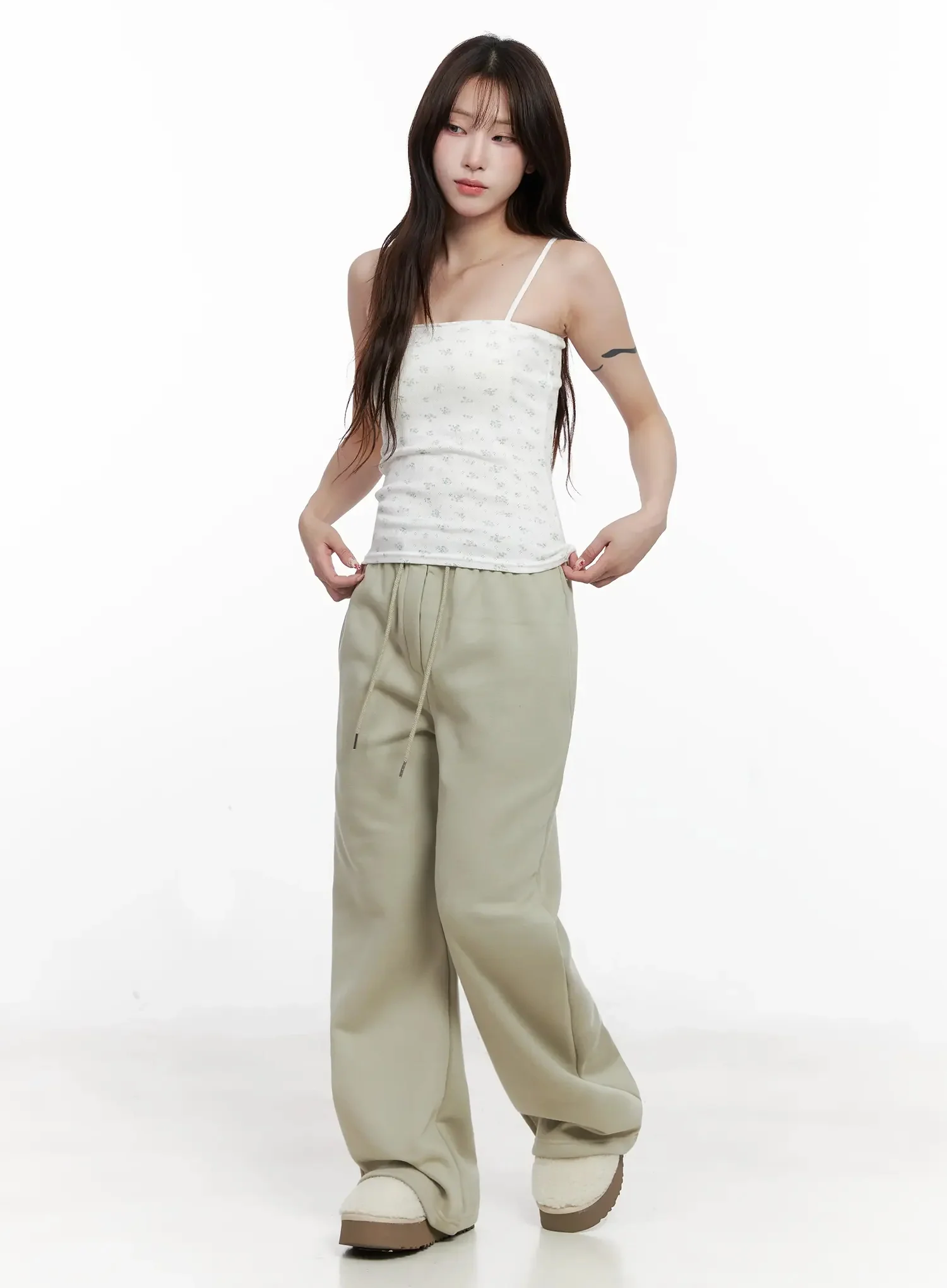 Romantic Floral Padded Camisole Top IN514 - Image 8